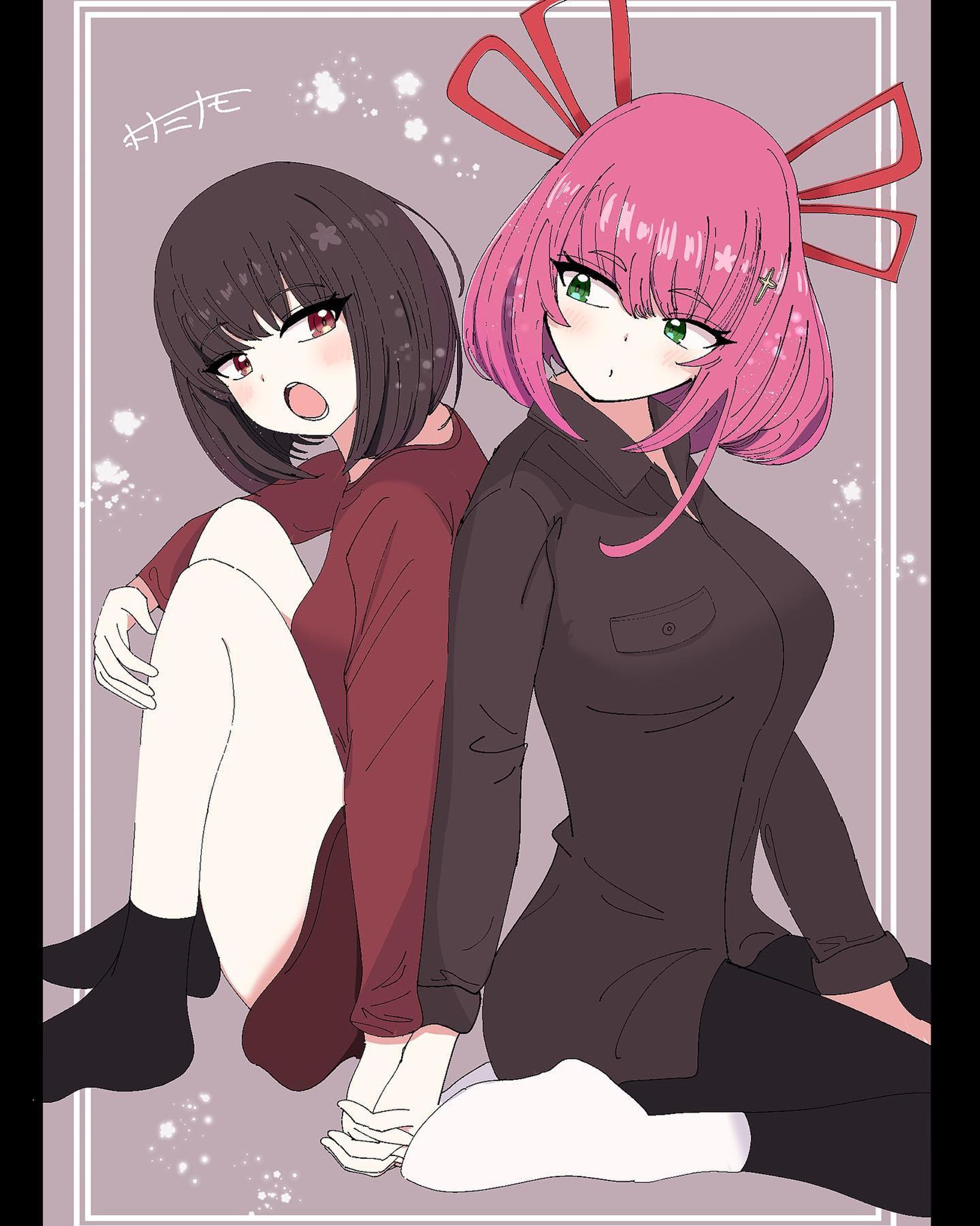 ひずみちゃんとななもちゃん
漫画描いてます

#ほなあーと #イラスト #illustration #art #artwork #artworks #イラスト好きな人と繋がりたい #ボブ #shorthair #midiumhair-1