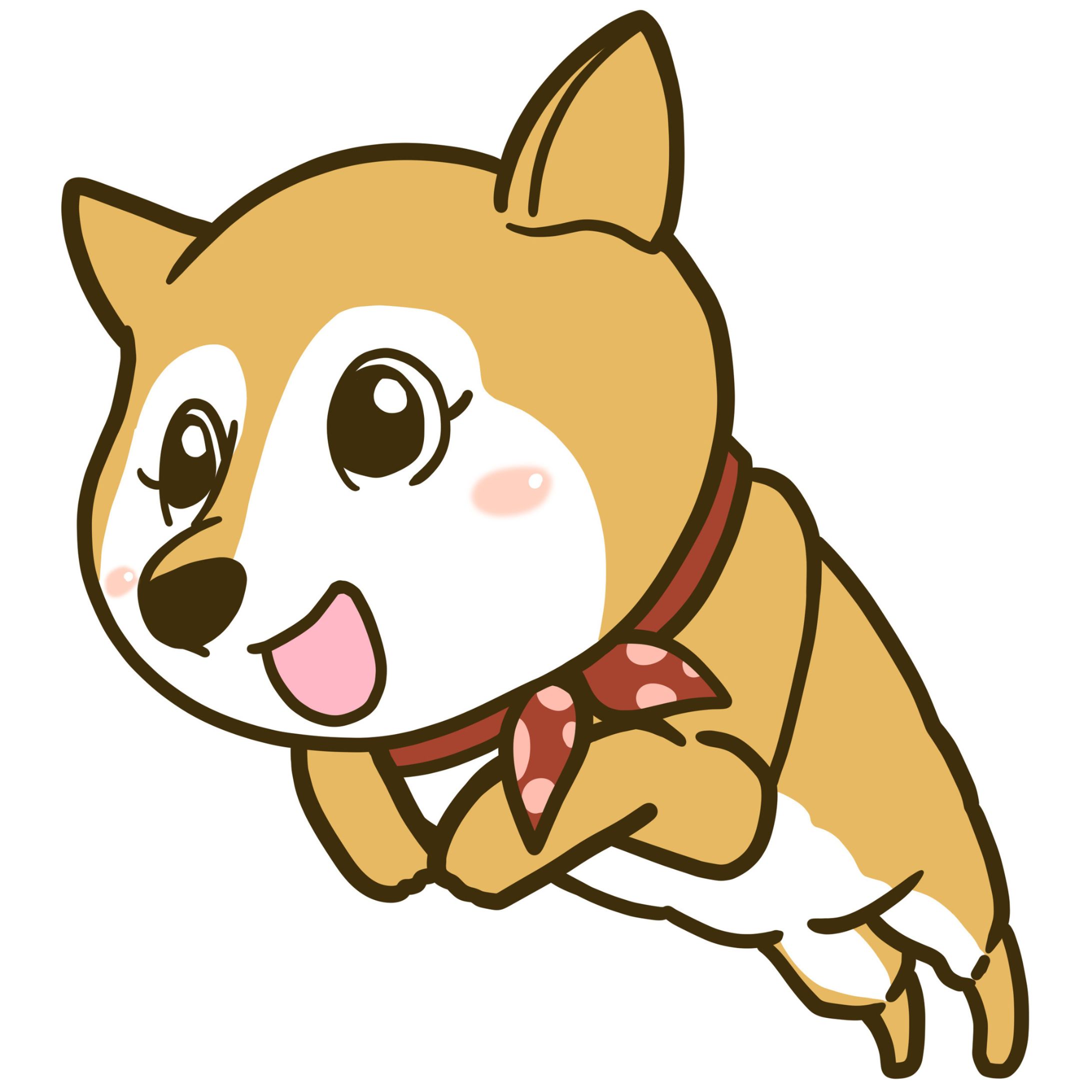【ご依頼イラスト】柴犬Maryちゃん-1