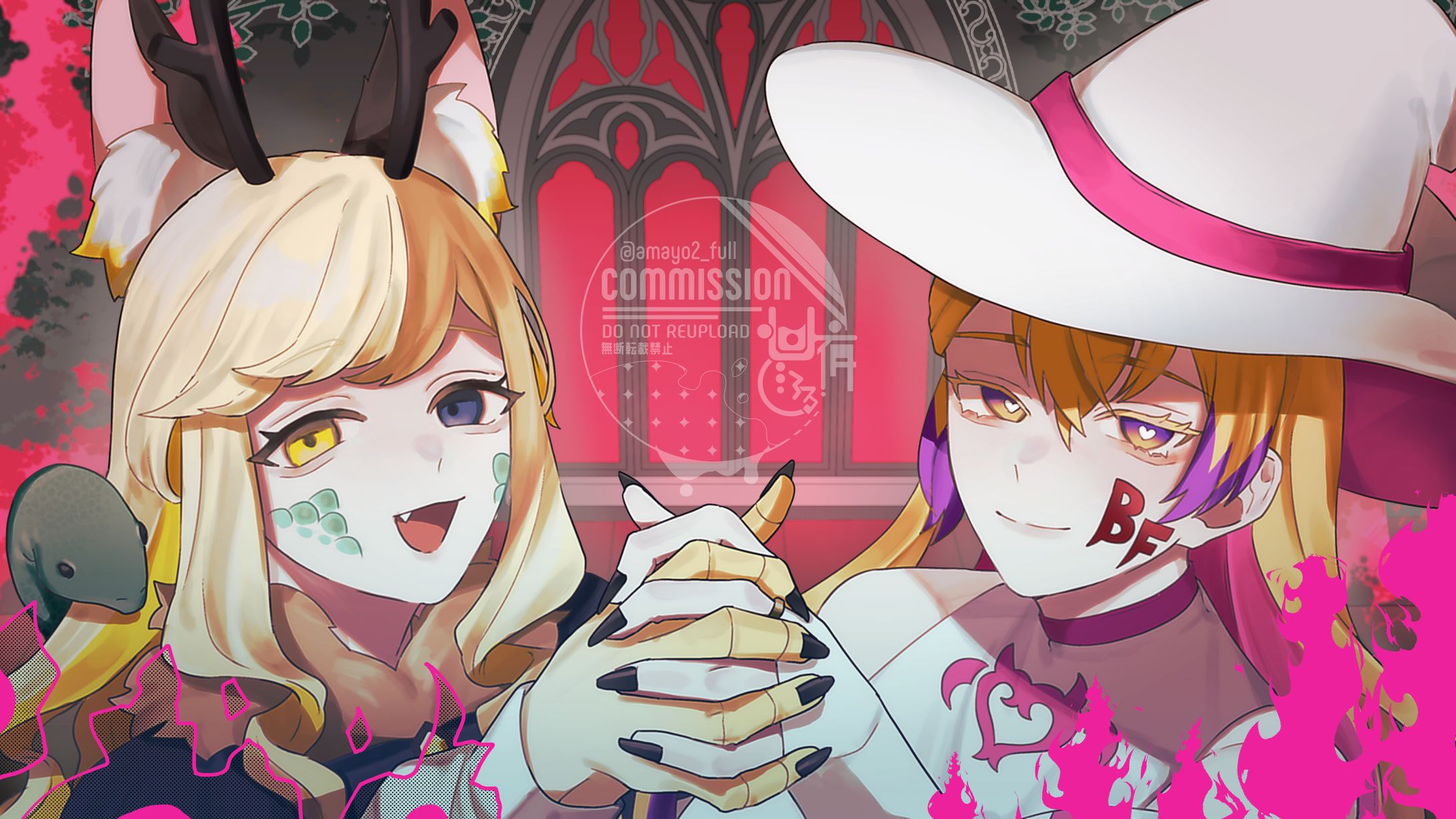 【ご依頼】楽曲「ロウワー」cover動画イラスト-1