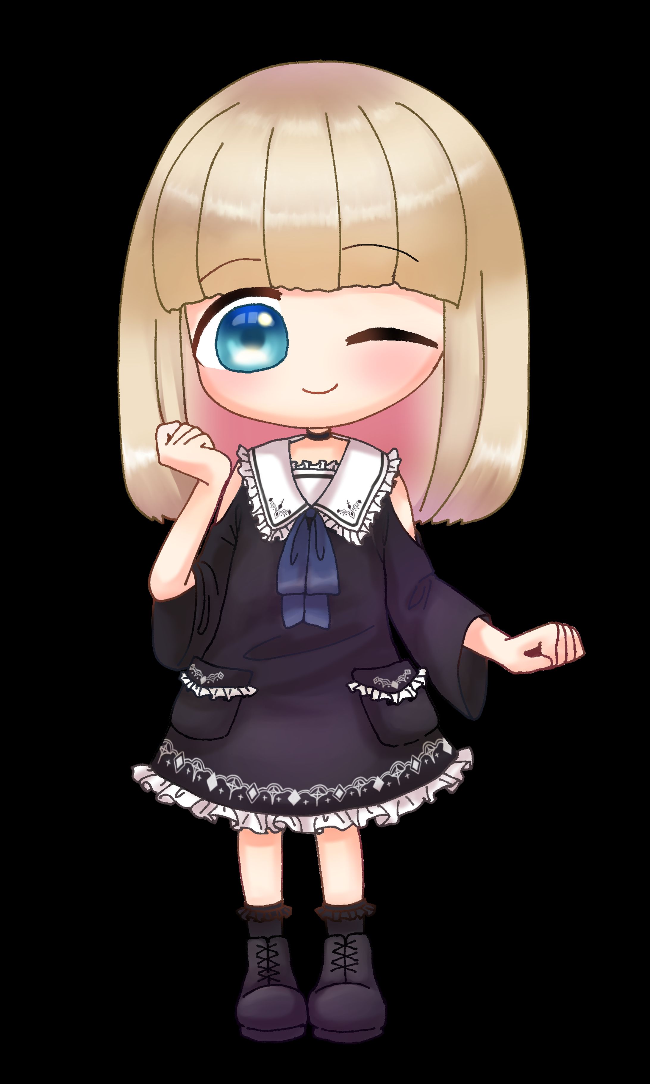 綺月唯桜様　ミニキャラ(6種)-1