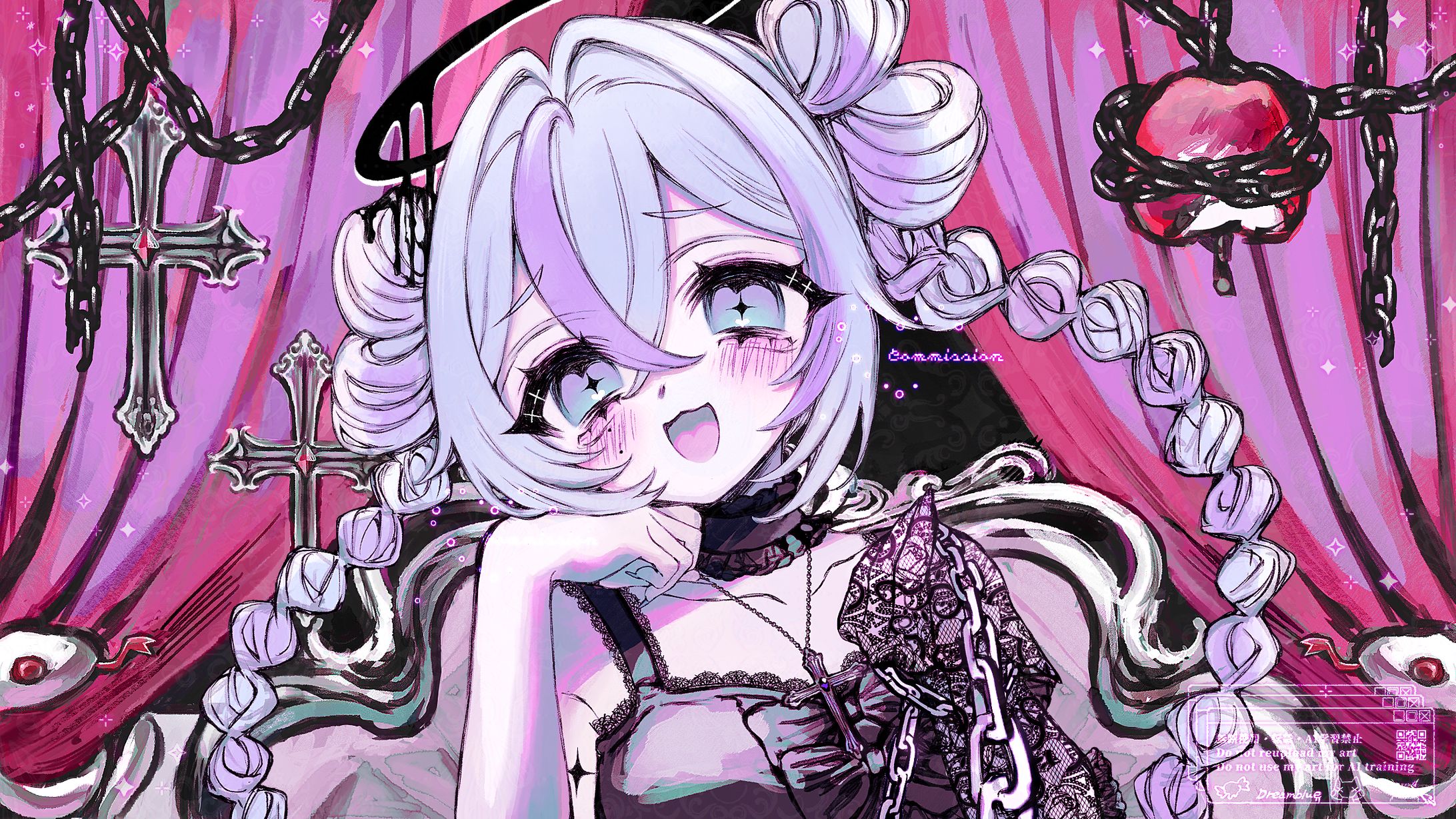 藍天うぇる様 リードコントロール 歌ってみたイラスト-1