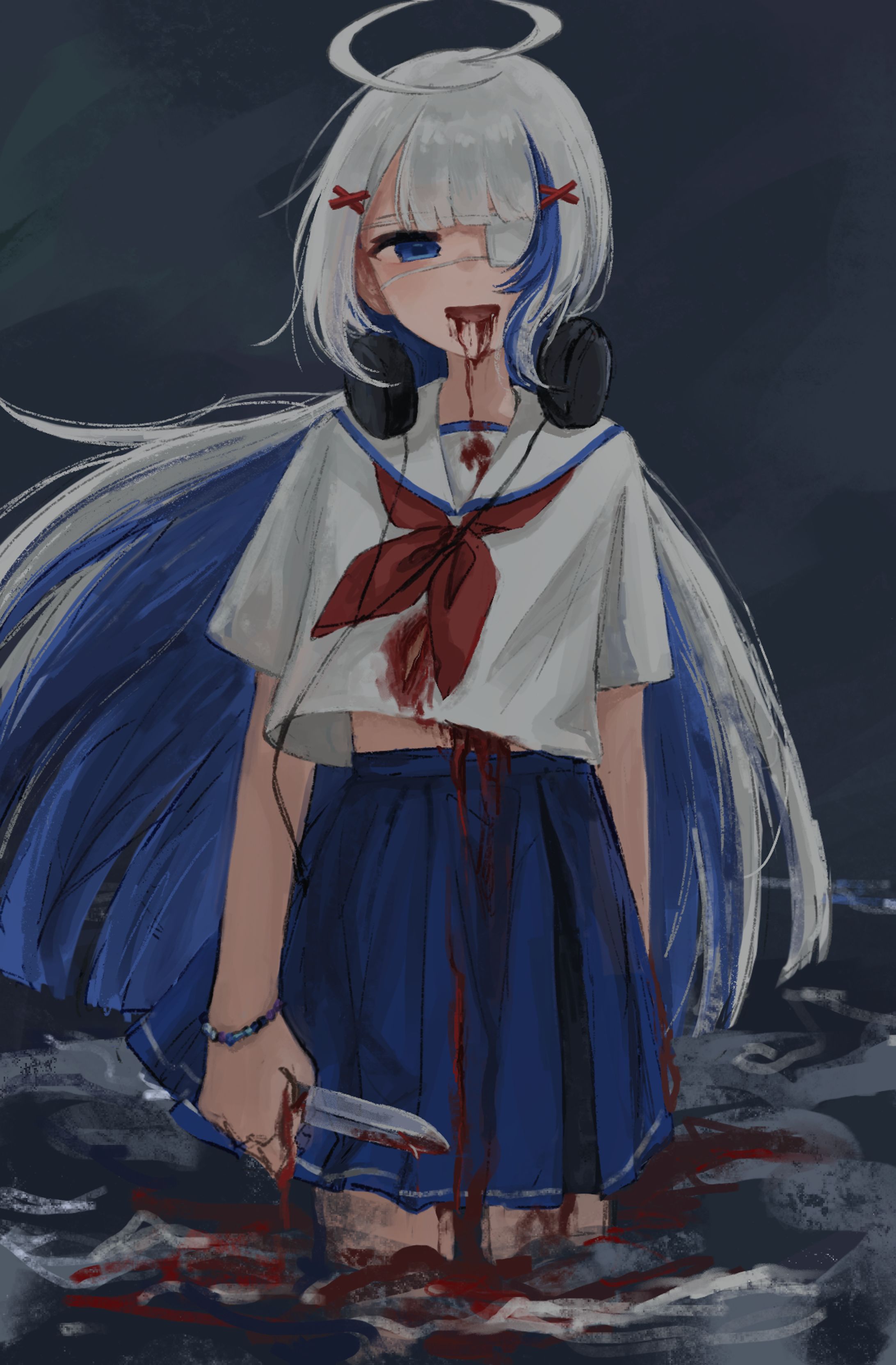 創作/青色-1