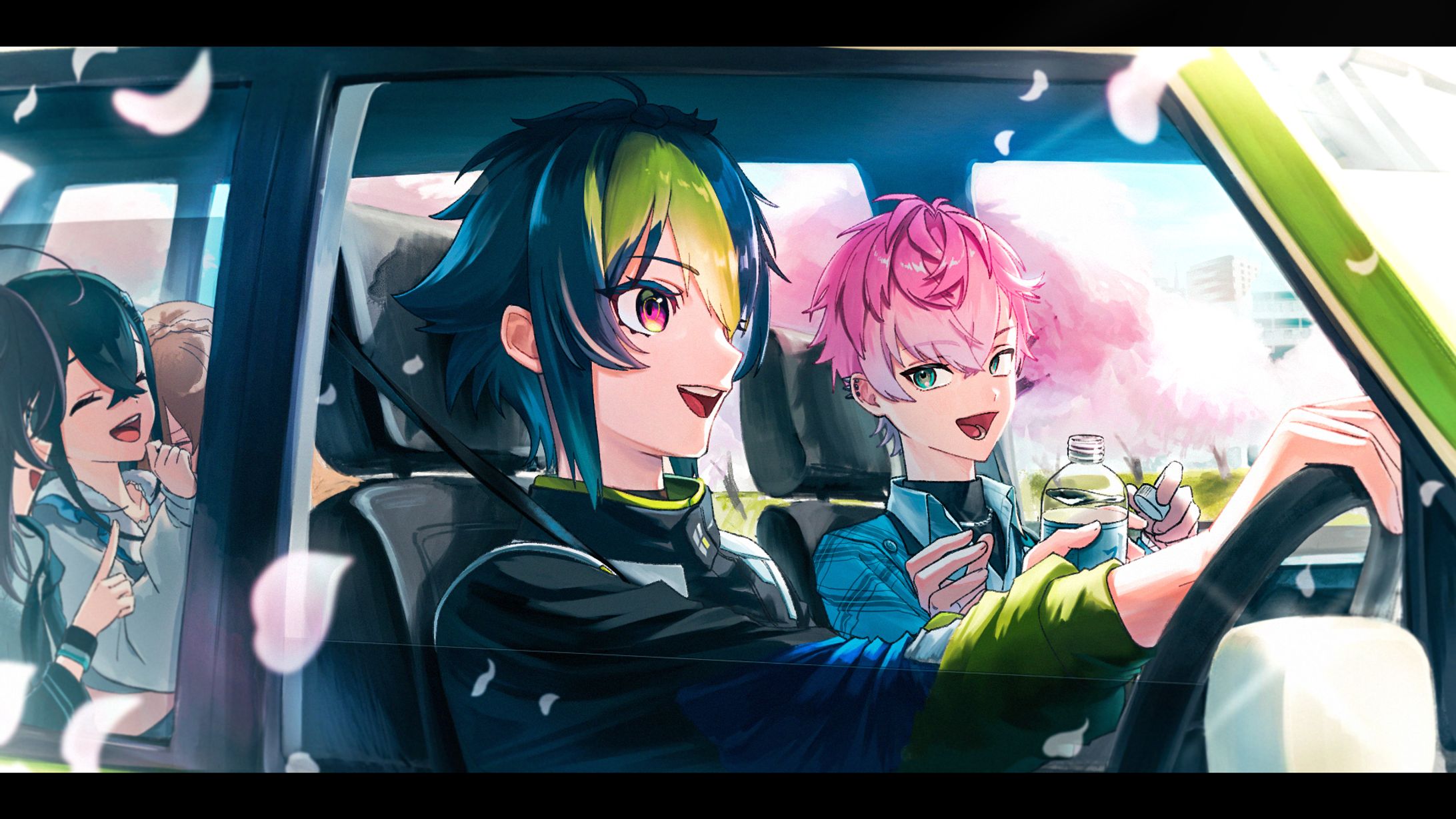 ただのカントリーでお花見ドライブ-1
