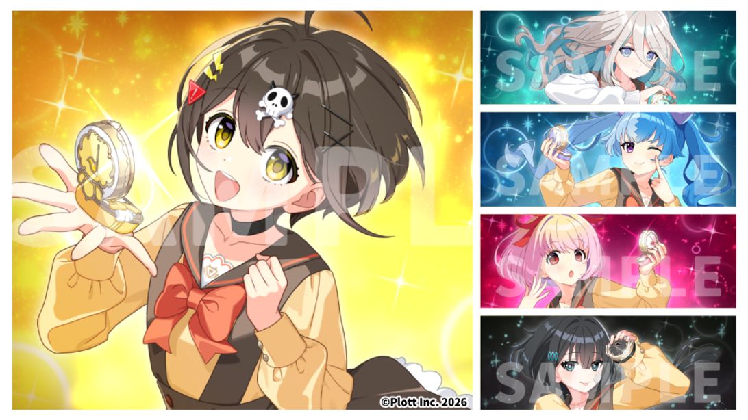 全力回避フラグちゃん! ランダムブロマイドイラスト