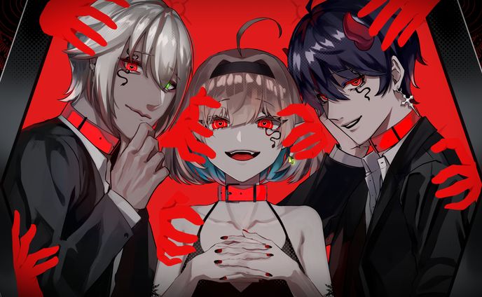 EYE/ 緋翠アルク×東鬼アルテ×キュレット(cover)