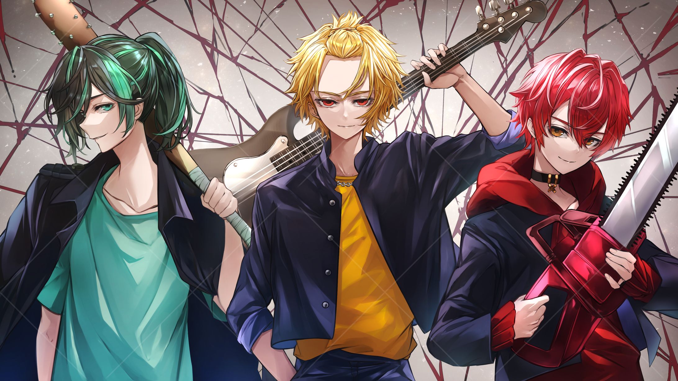 【works】KnightA-騎士A- そうま様・ばぁう様・しゆん様 『ヤンキーボーイ・ヤンキーガール』キービジュアル-1