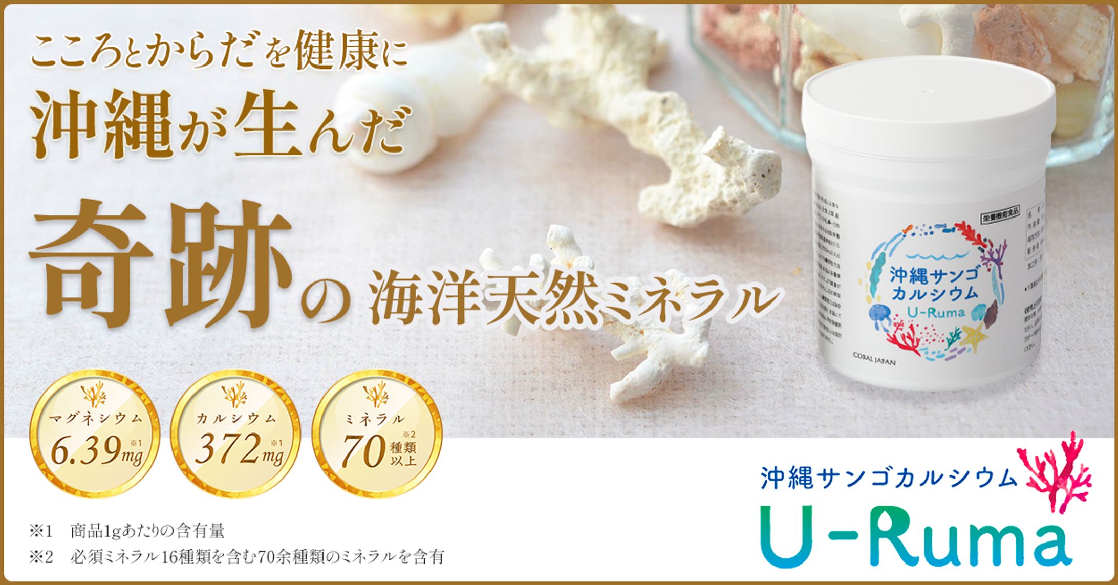 沖縄珊瑚カルシウム　バナー制作-1