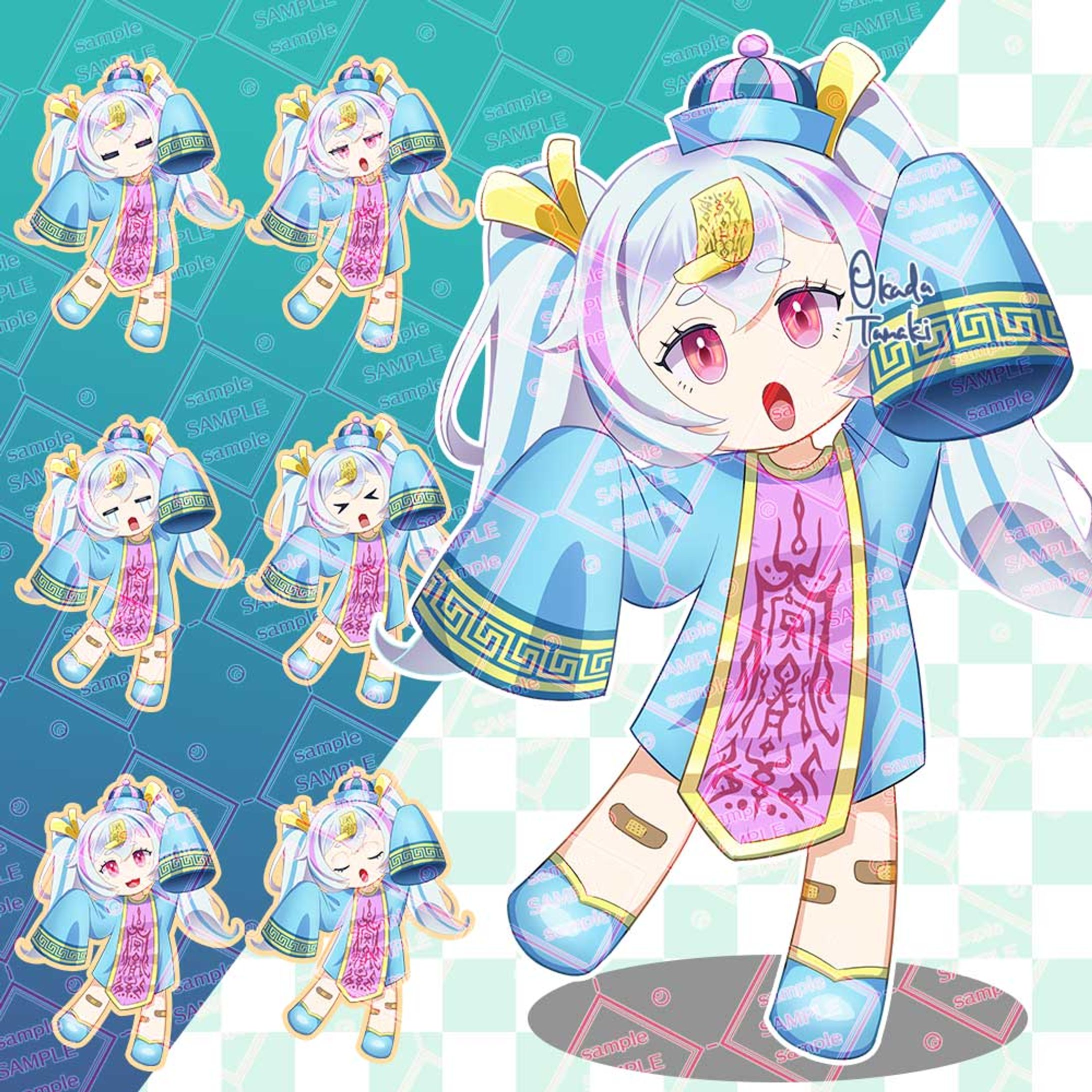 SD・デフォルメ：ツインテキョンシー-1