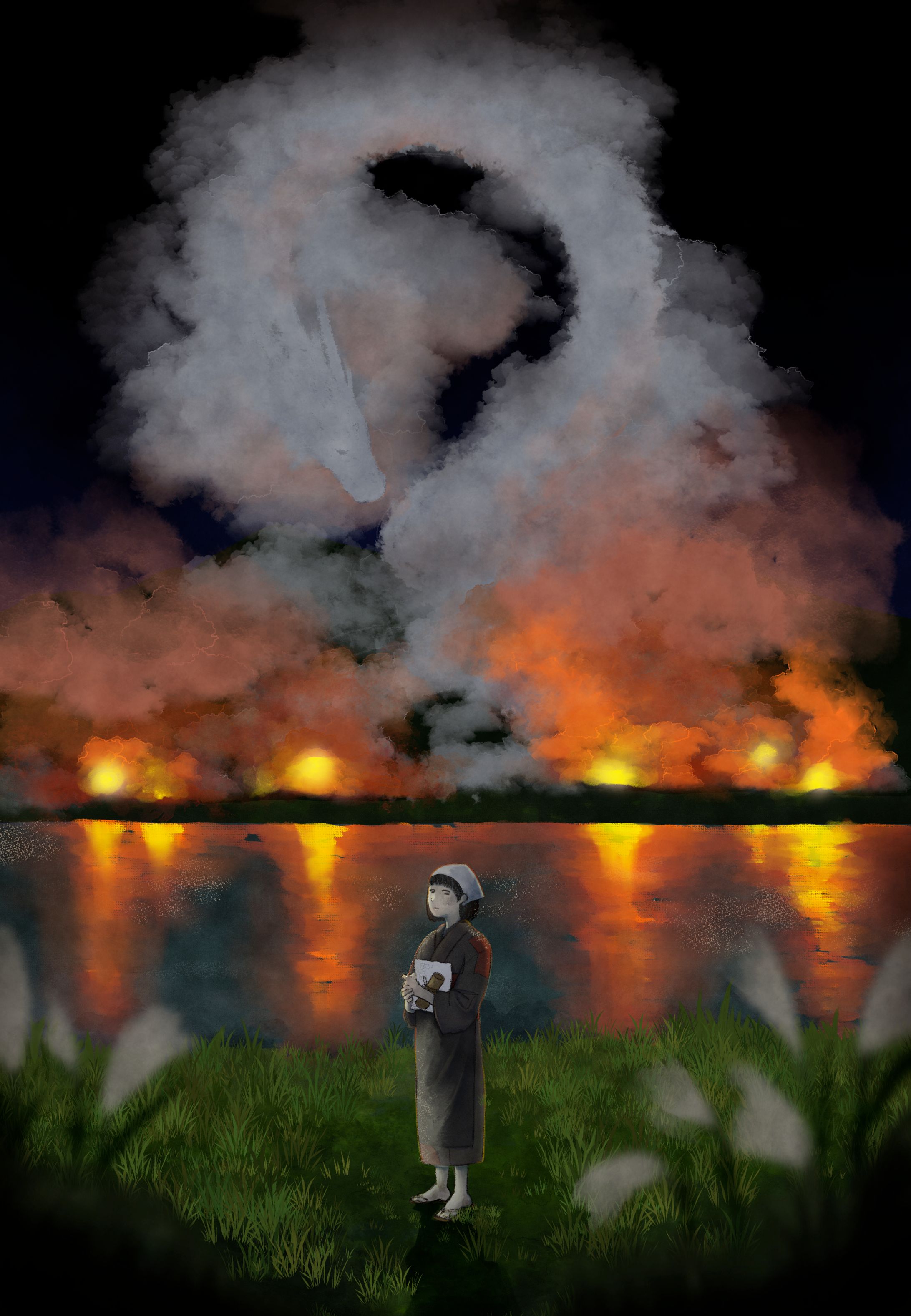 上田市日本遺産短編小説書籍化 「表紙絵・挿絵イラスト」コンテスト応募作品-1