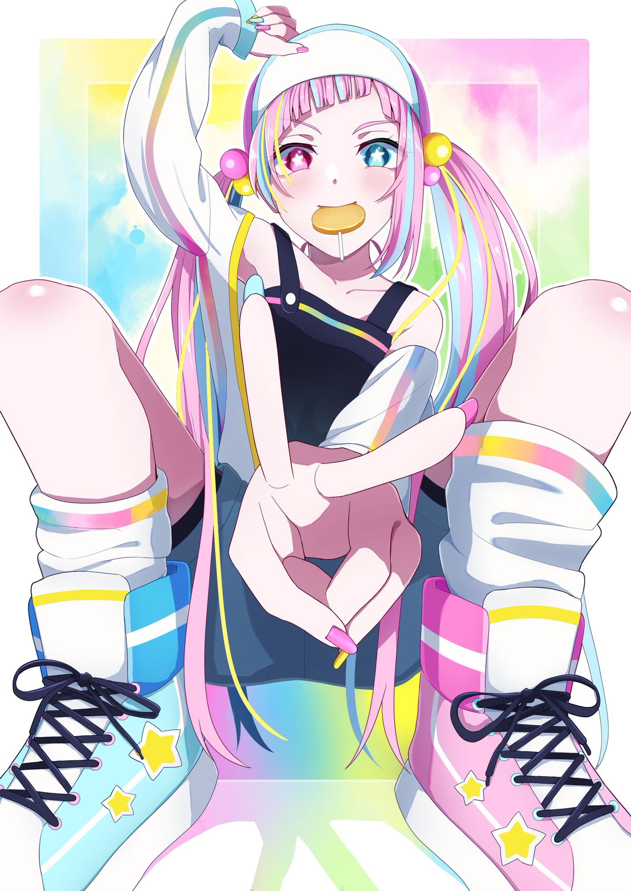 創作　colorful girl 🍭-1