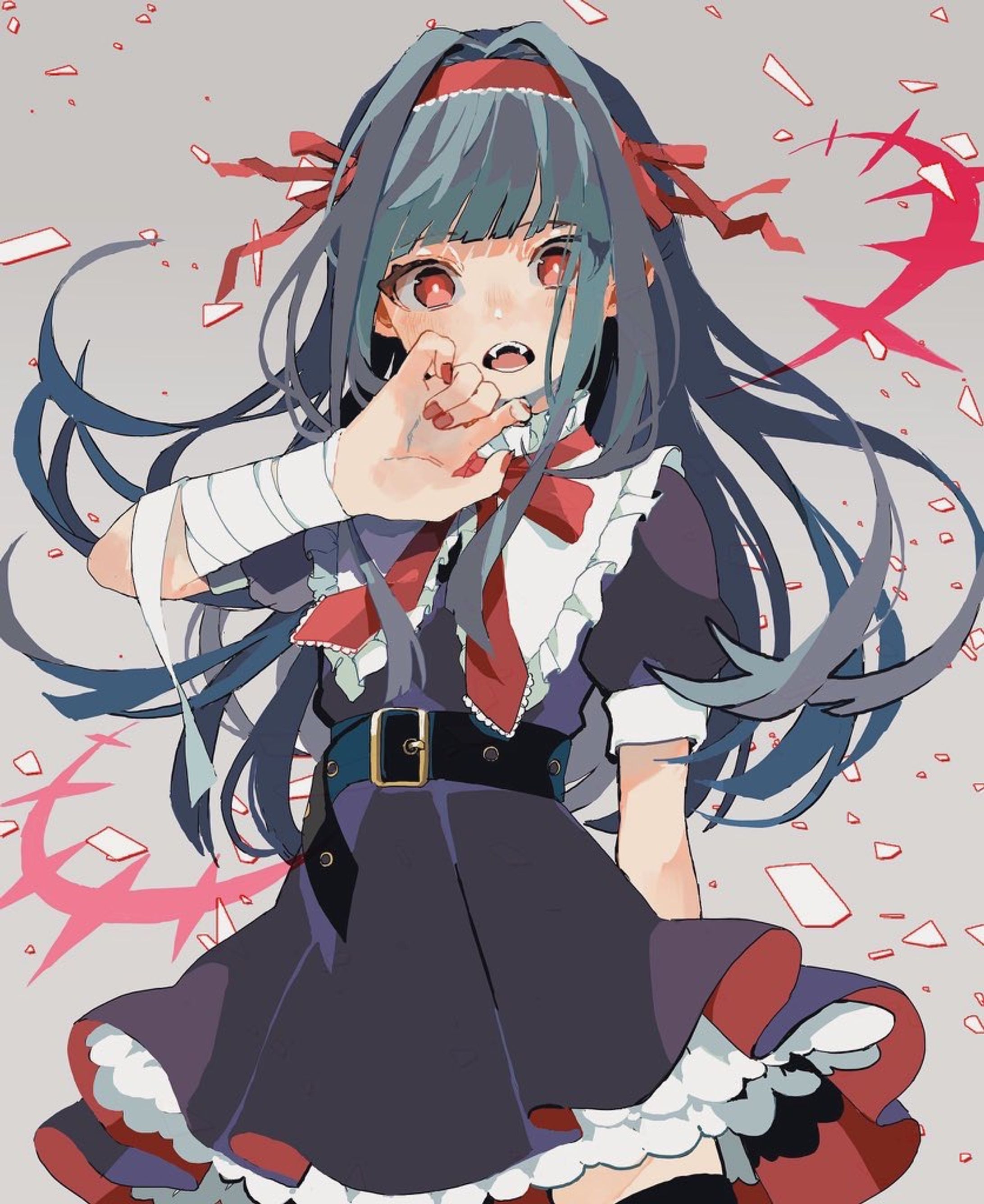 ゴスロリ風の女の子-1