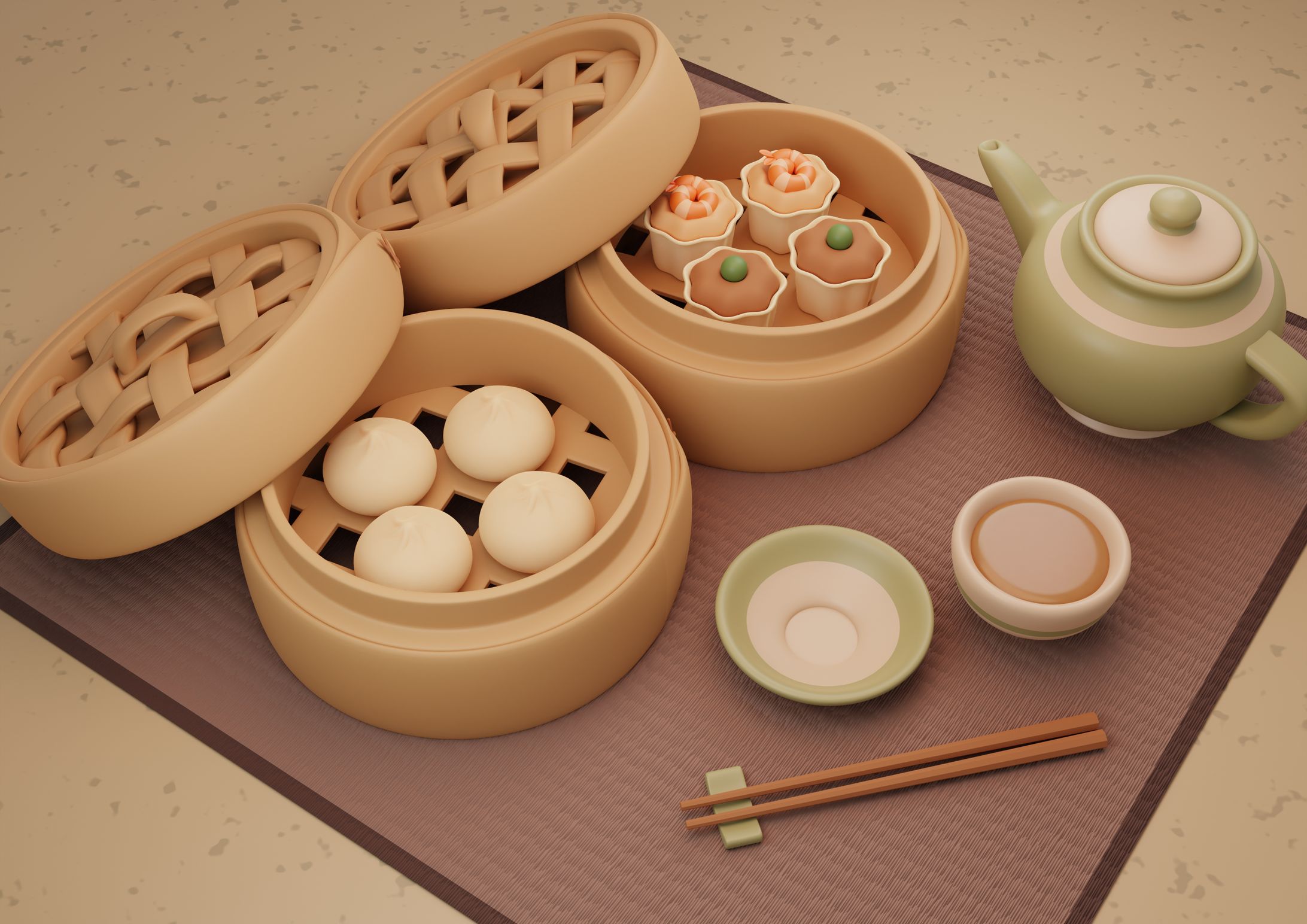 自主制作　3DCG #2-1