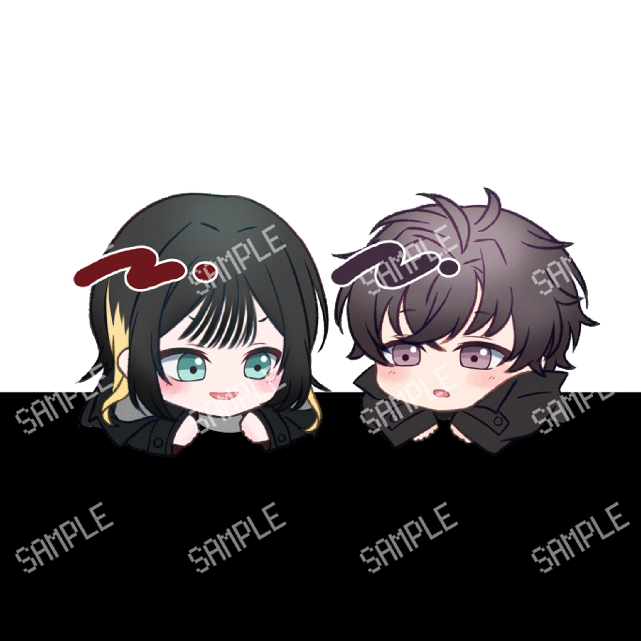 【SDイラスト】配信画面にのせるとかわいい！ミニキャラクター-1