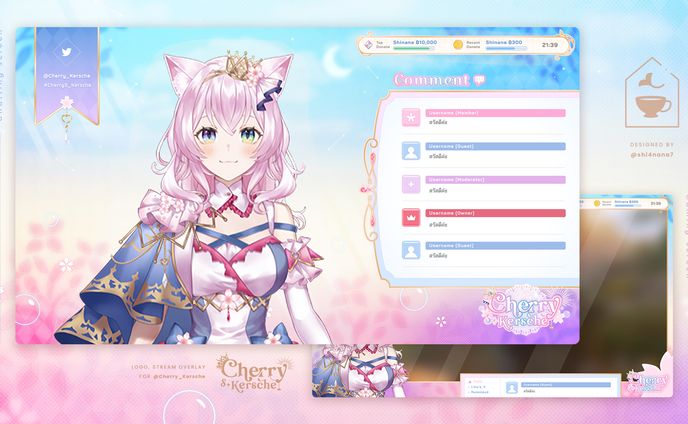 Vtuber Overlay Design