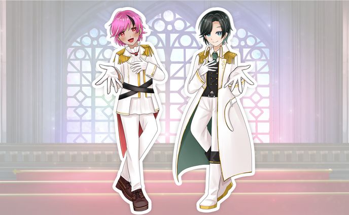 【立ち絵】黒雲颯音様＆美澄ぽるた様　歌ってみた用立ち絵