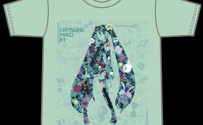 tシャツ、ボカロ曲
