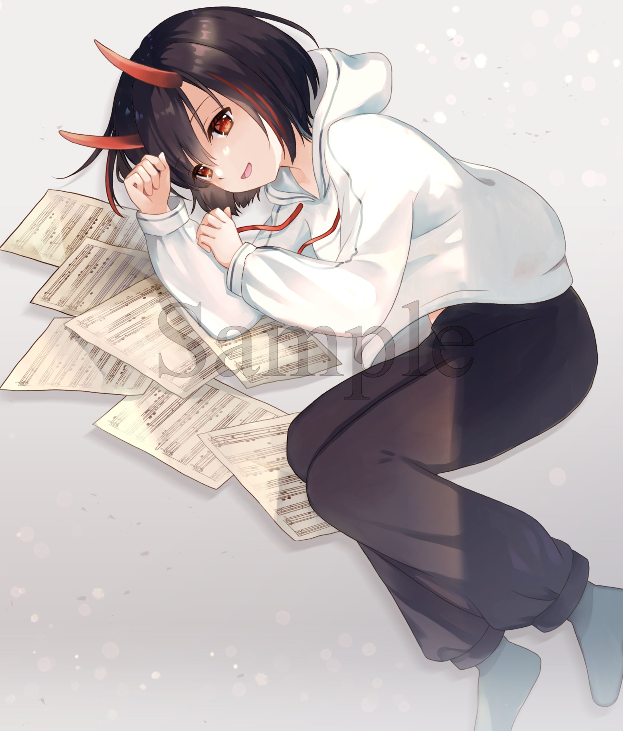 歌ってみた動画用イラスト-1