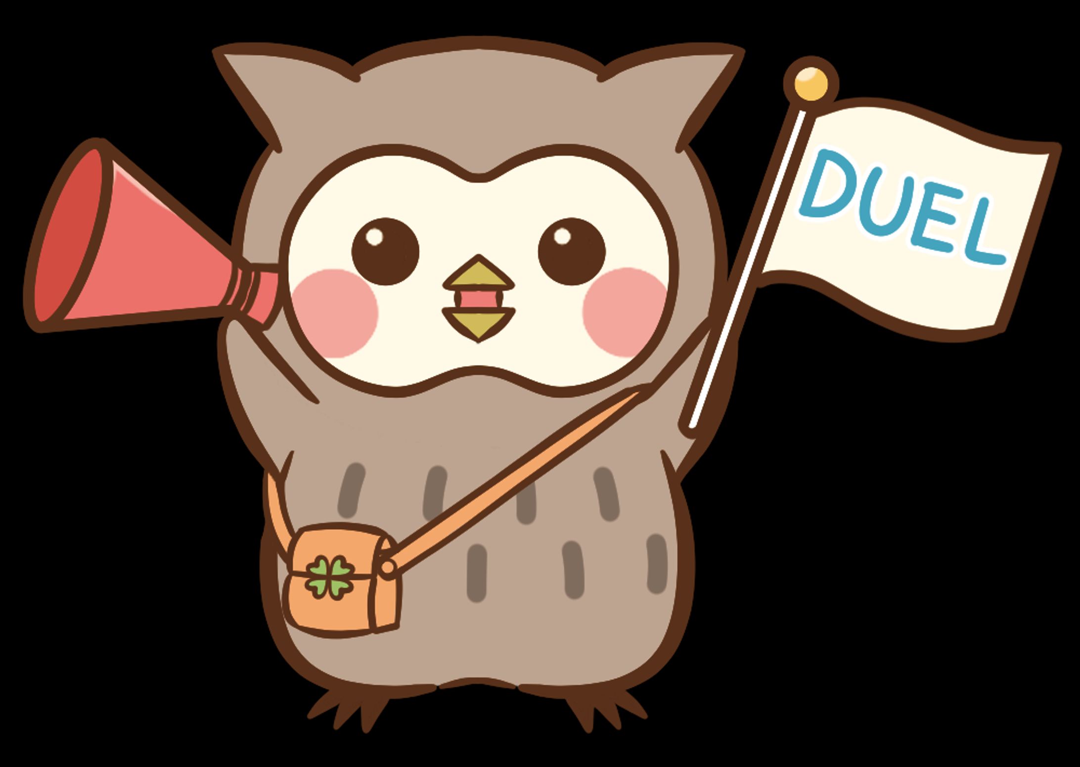 動物キャラクター（フクロウ/カードゲーム用）-1