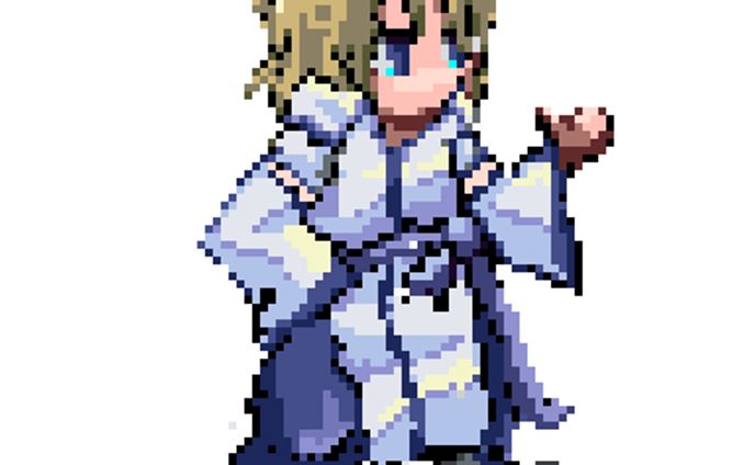 web用バナー、ドット絵
