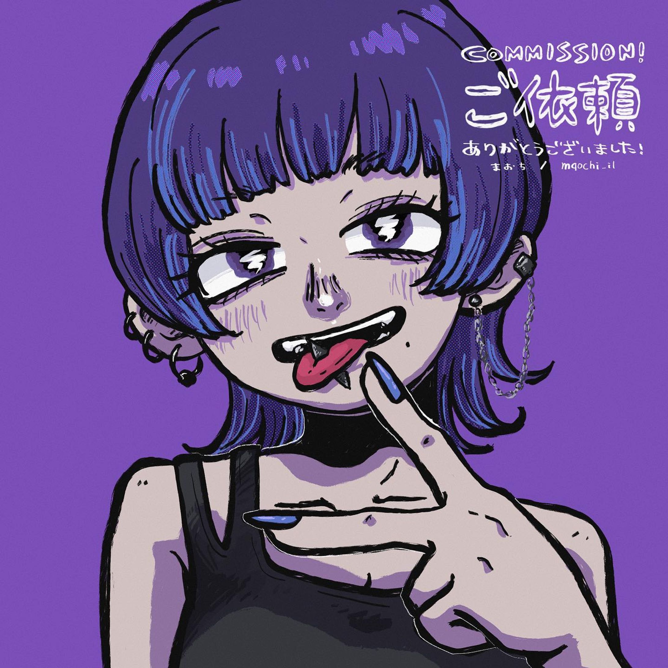 【 #有償依頼 】リピーターさまでしたっ！お任せ頂き楽しく描かせてもらいました🥹今回もありがとうございました💜
#イラスト #絵 #procreate #illustration #illustrator #artistoninstagram #イラストグラム #イラスト好きな人と繋がりたい #絵描きさんと繋がりたい #일러스트 #만화 #art #drawing #manga #有償依頼受付中 #有償依頼 #VTuber-1