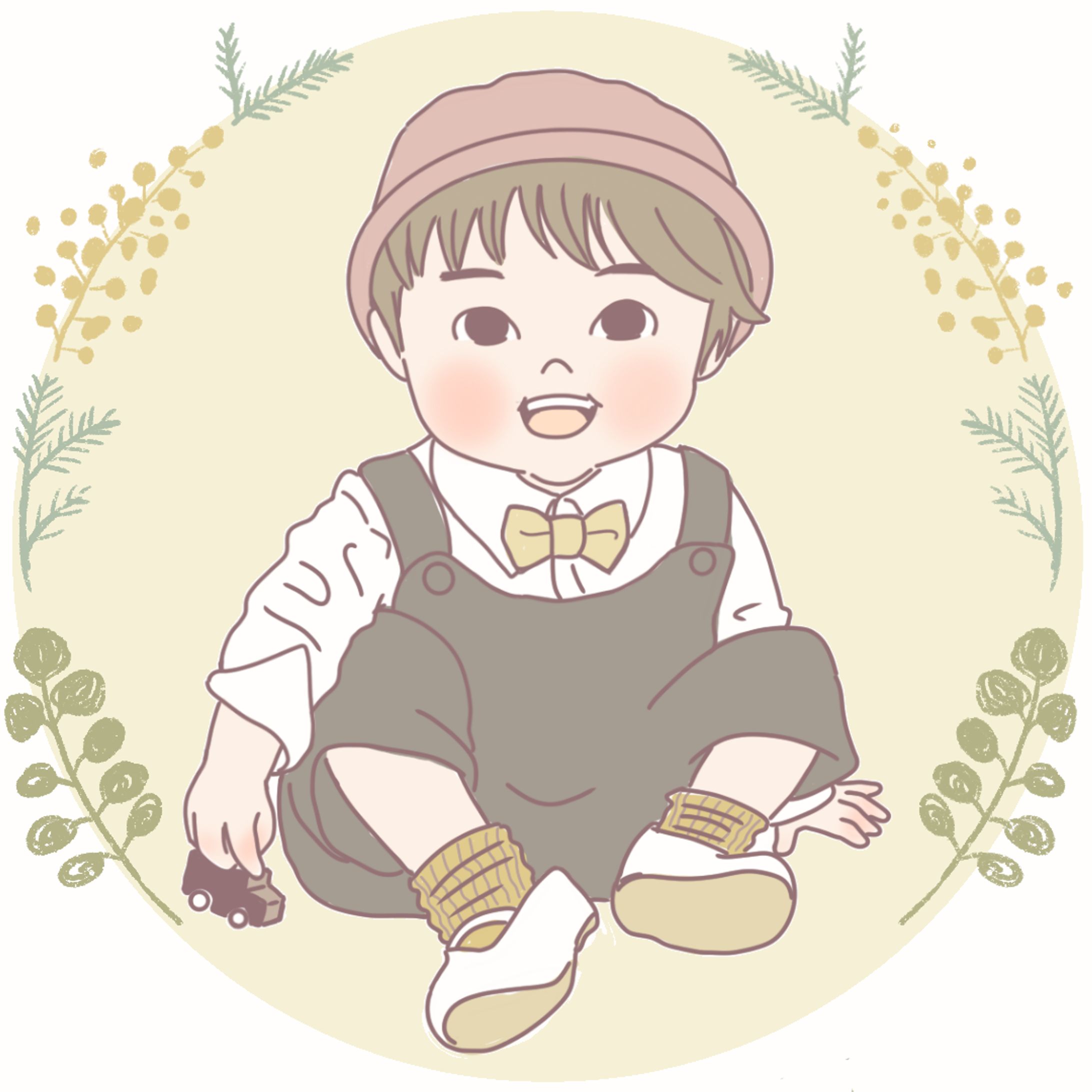 柔らかいタッチの人物イラスト-1