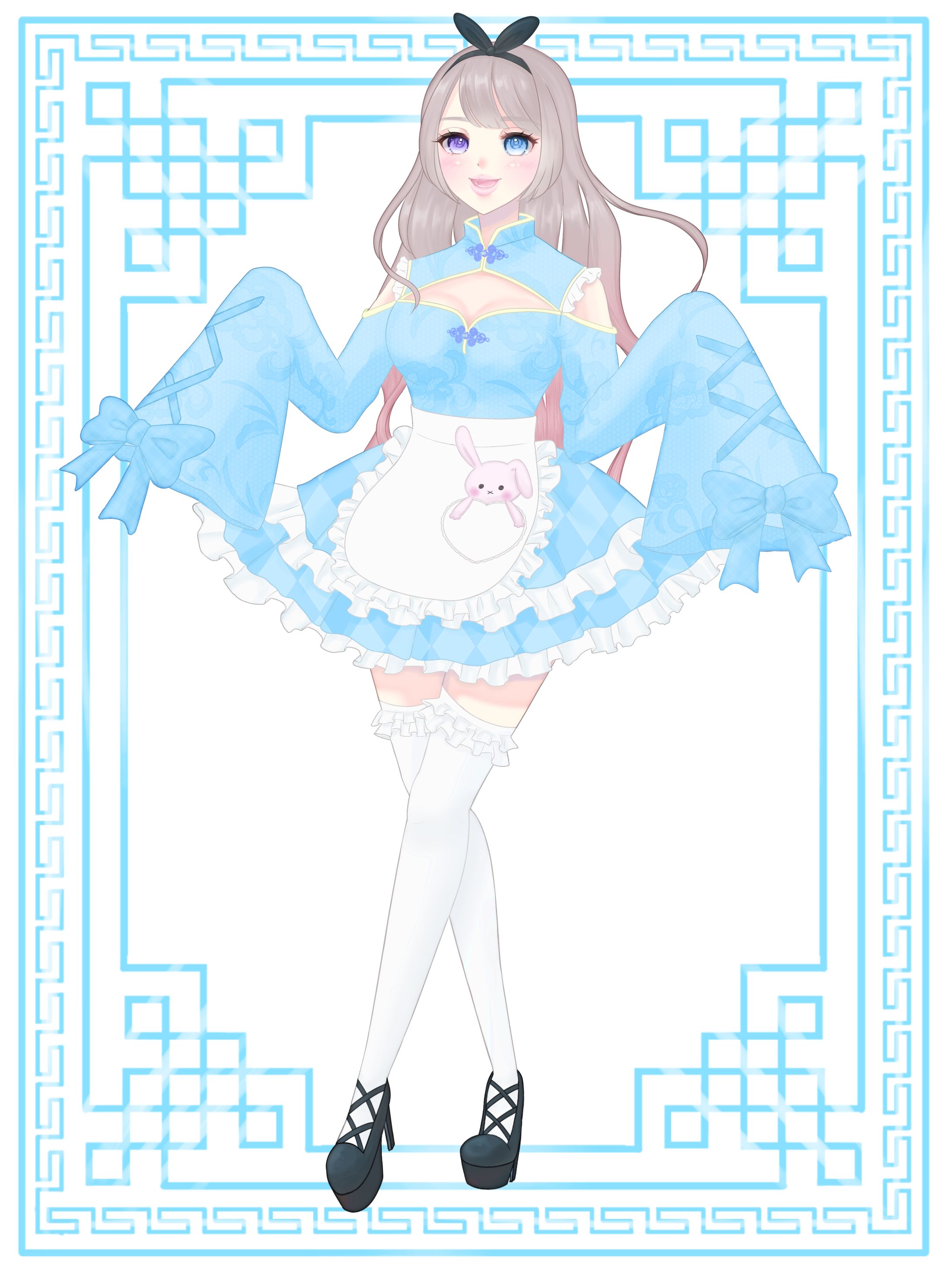 不思議の国のアリス チャイナメイドドレス(立ち絵)-1