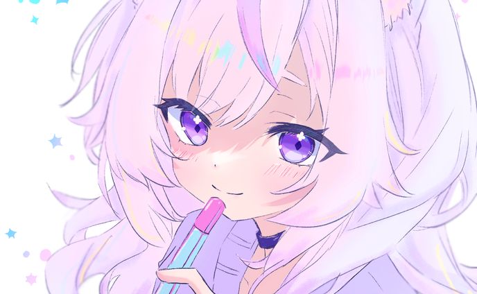 ラフ画風イラスト