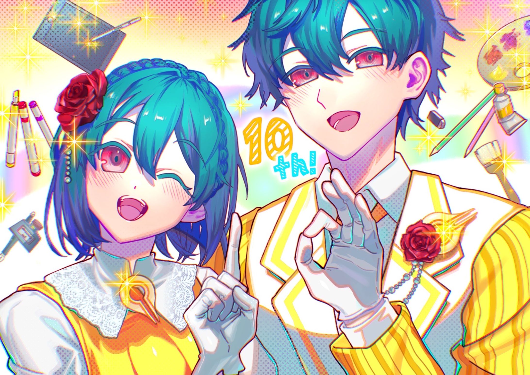 パルミー10周年記念　一枚絵-1