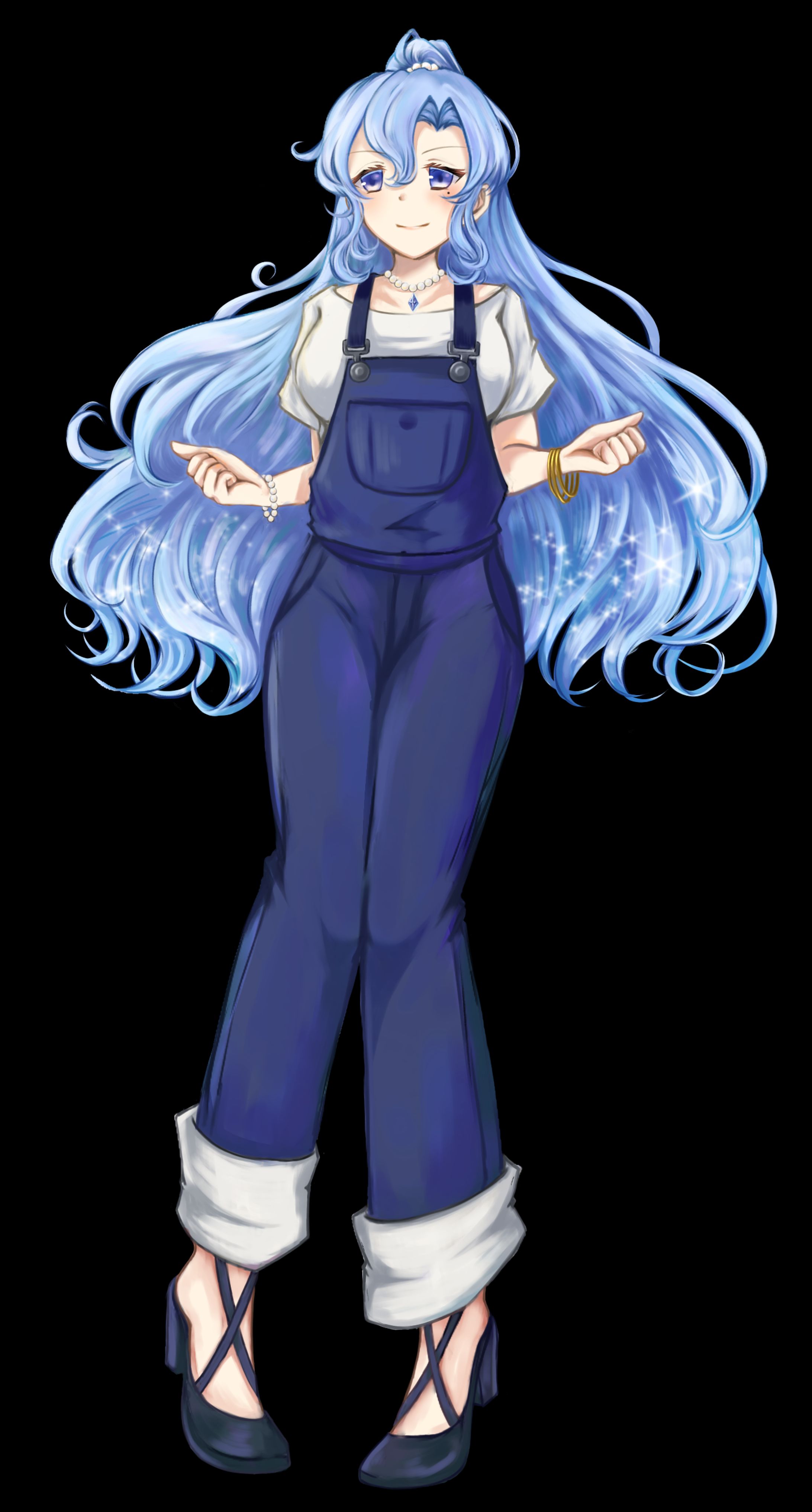 【立ち絵】厚塗り風女性イラスト-1