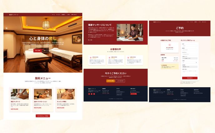【 HP 】中国式マッサージ店