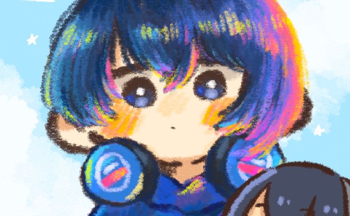 クリエイタ様バストアップイラスト