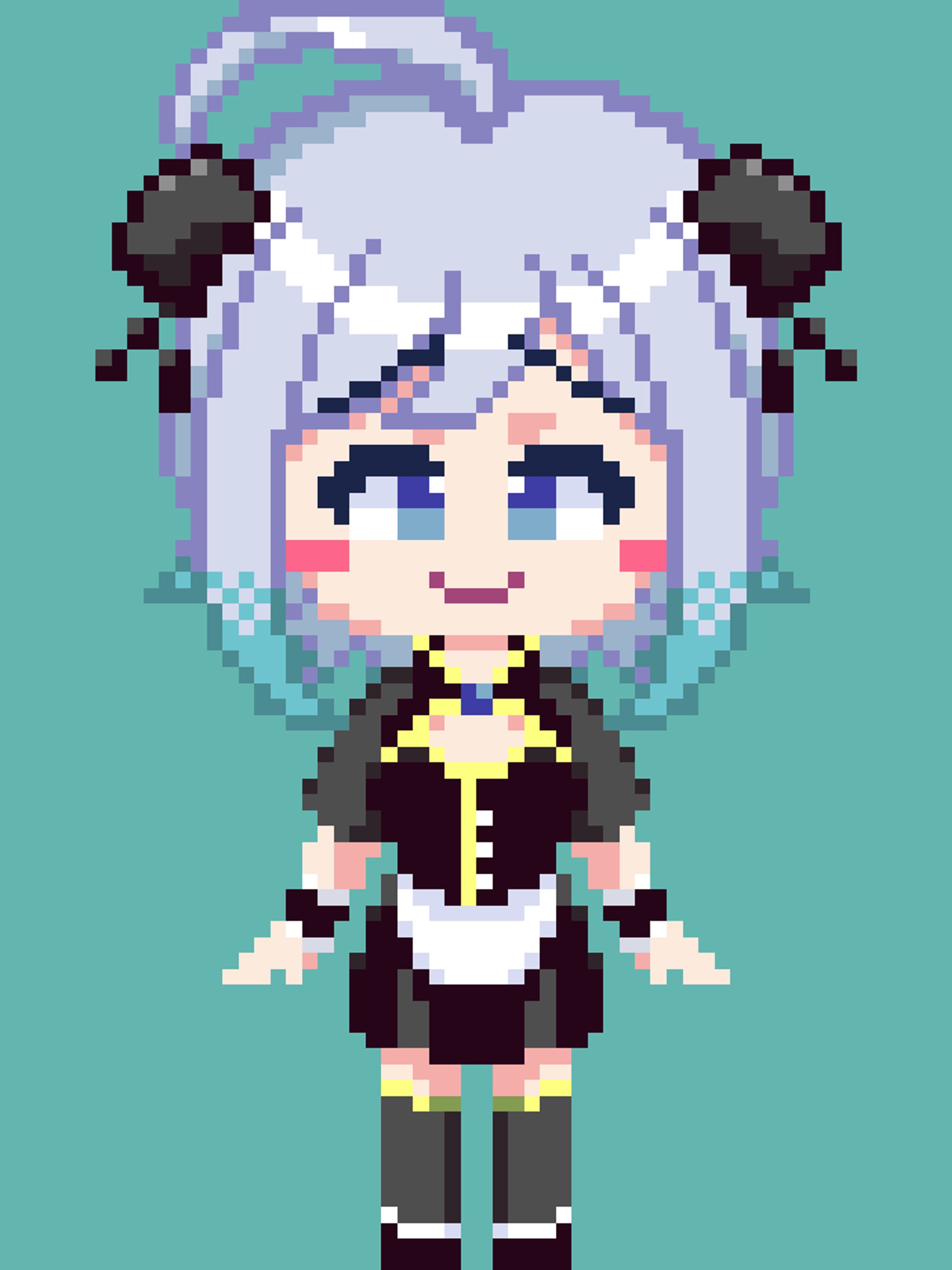 FA　明日見れい　ドット絵-1
