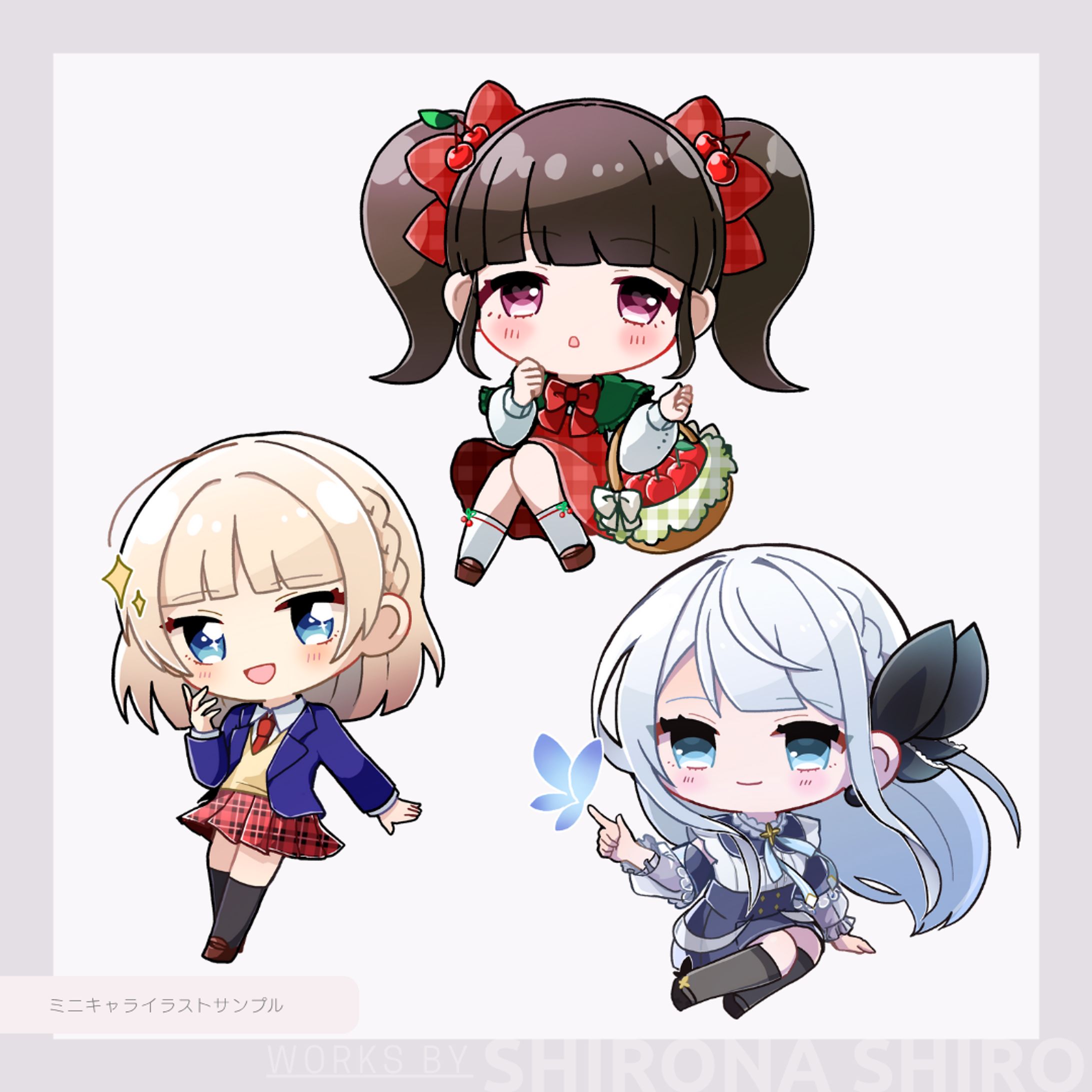 ミニキャラ（SDキャラ）イラストサンプル-1
