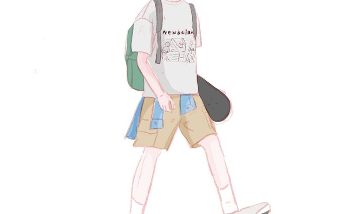 メンズファッションイラスト