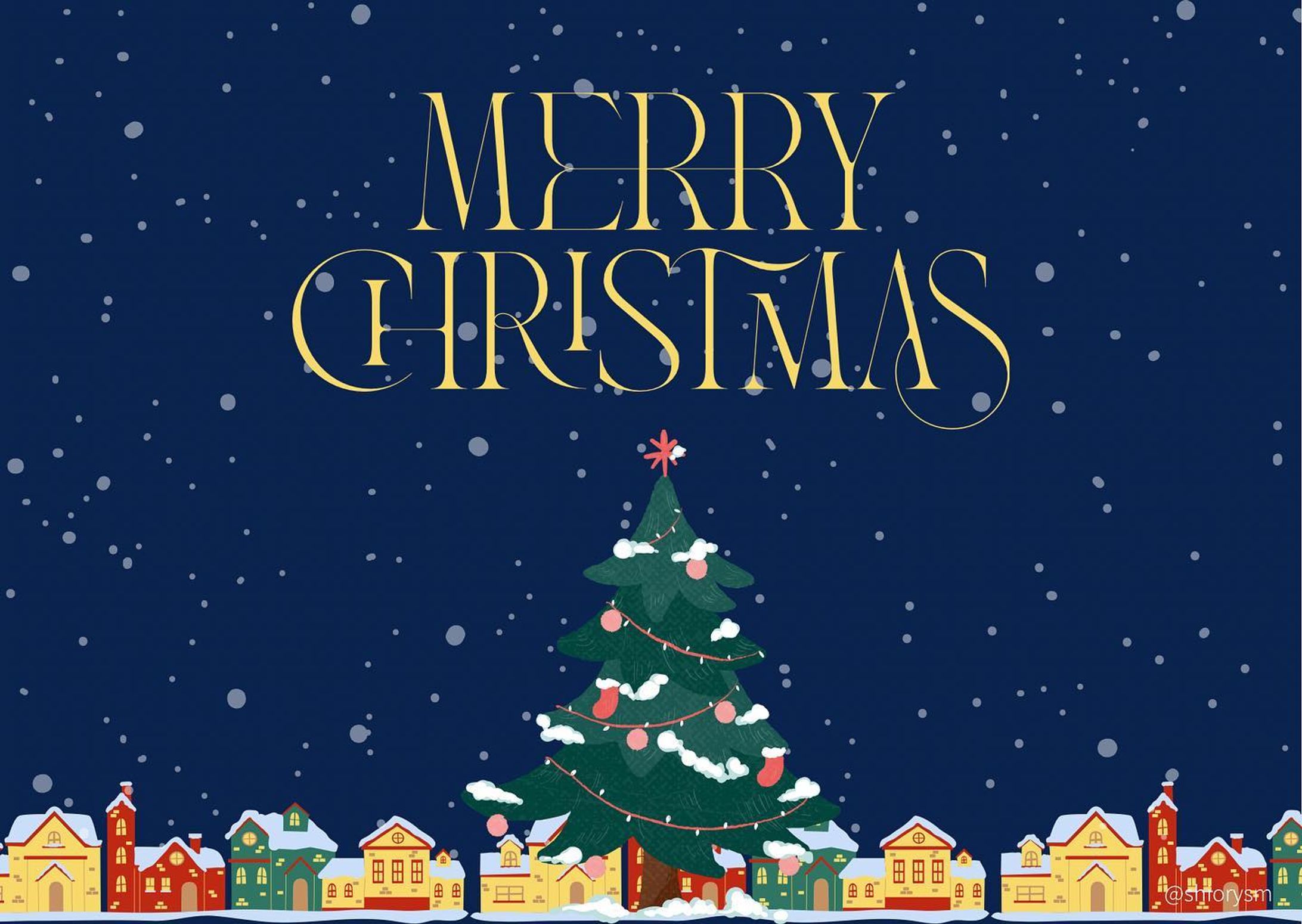 Christmas card　Canva-1