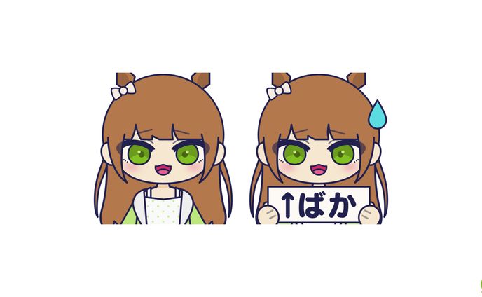 STAMP ILLUSTRATION┊︎ 天兎まひろ 【サンプル制作】