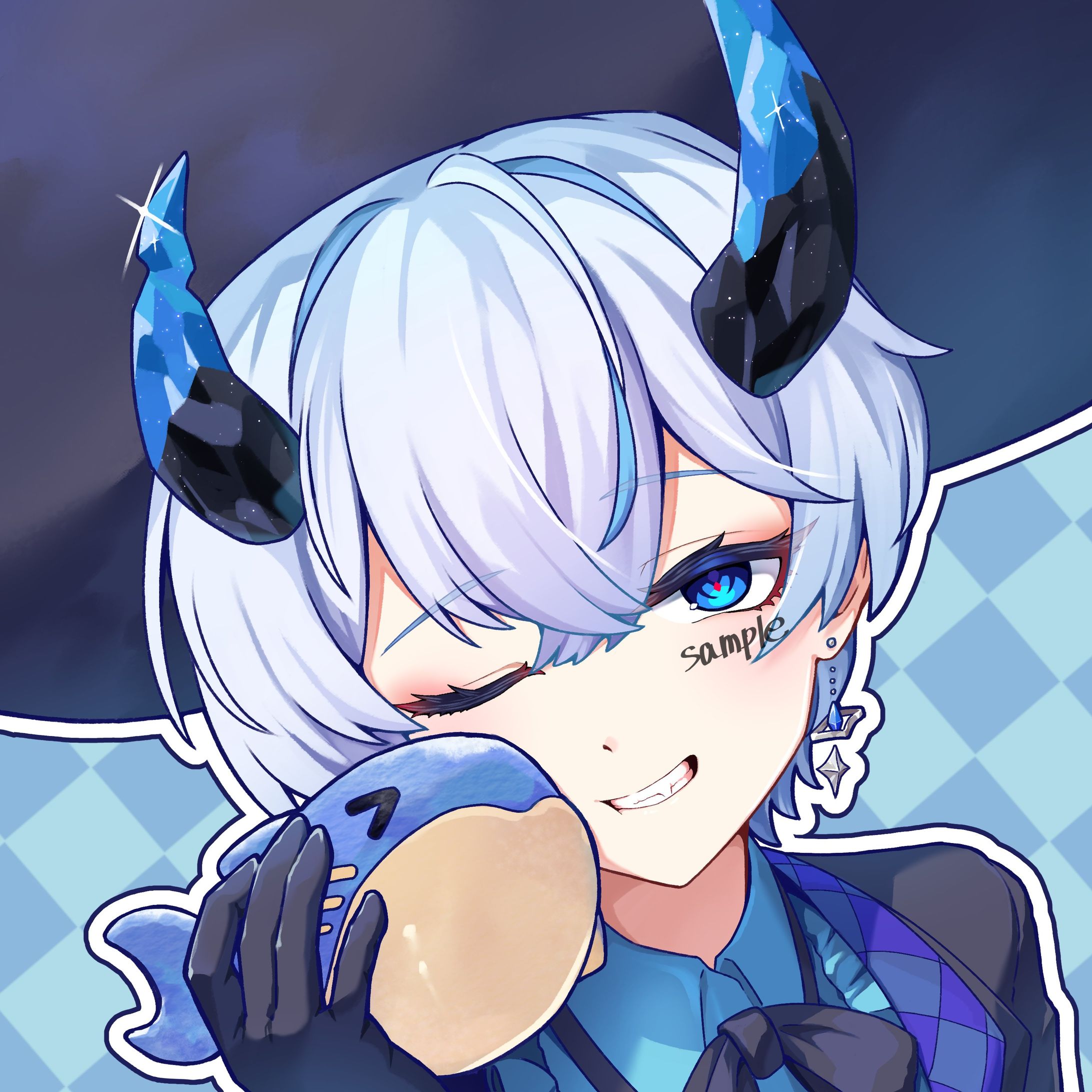 キラトマト様アイコンイラスト-1