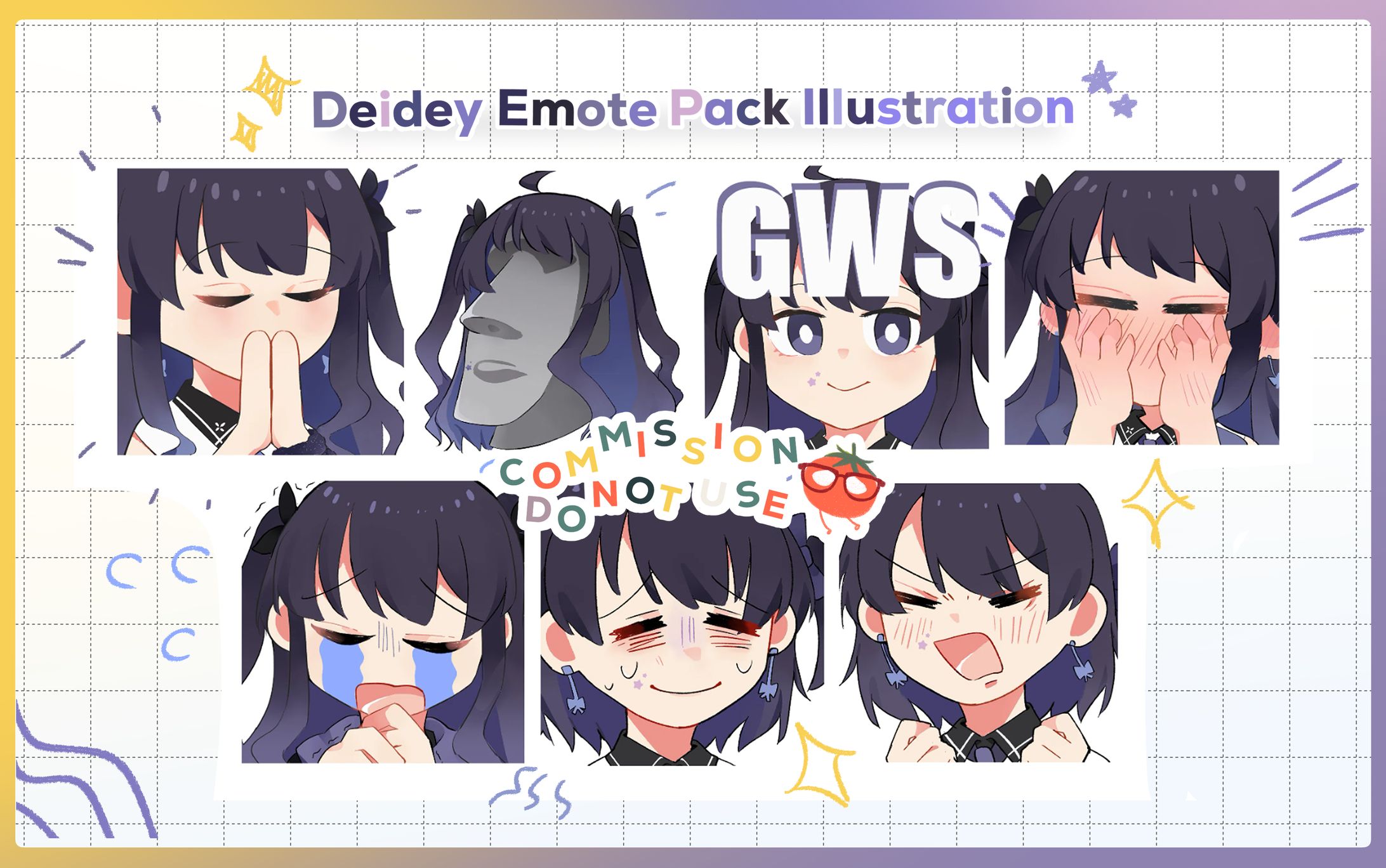 CM | Deidey - Emote Pack Illust-1