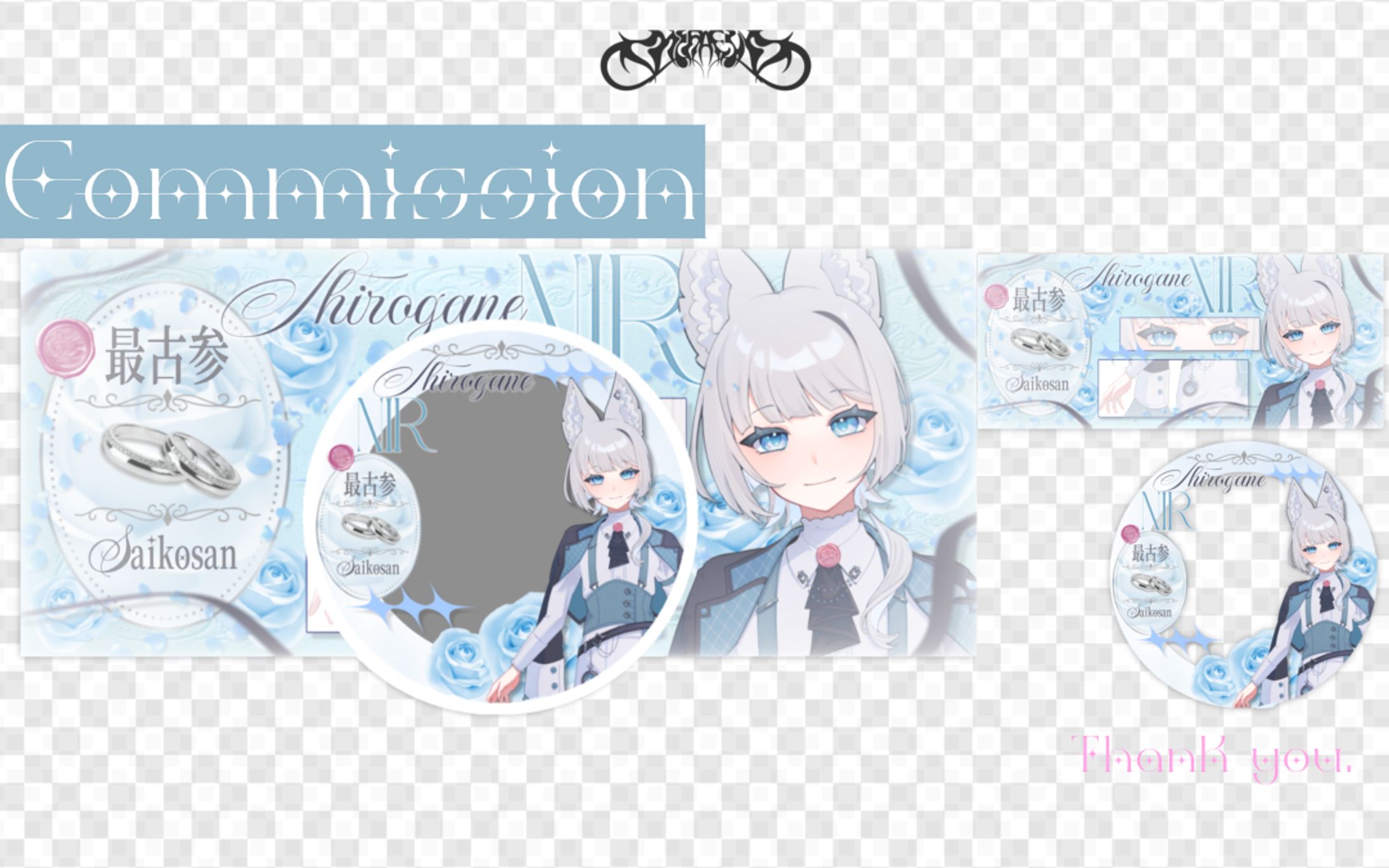 アイコンリング＆IRIAMヘッダー/白銀ニルさん-1