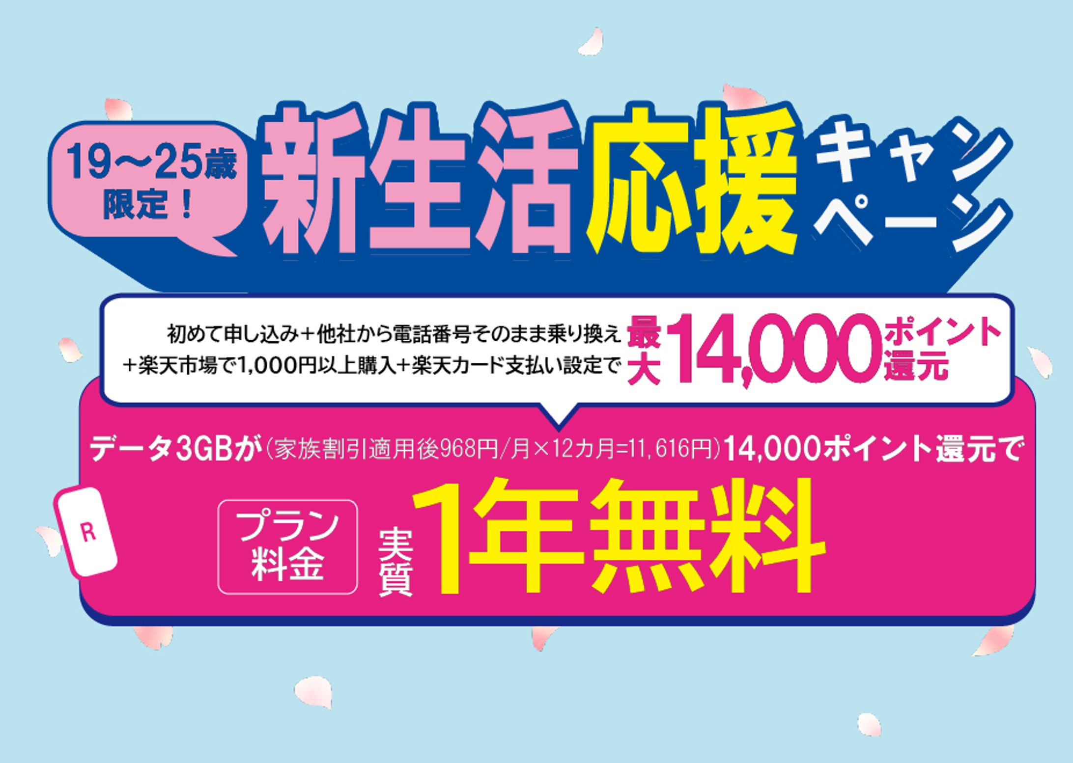 流通広告：楽天モバイル(トレース)-1