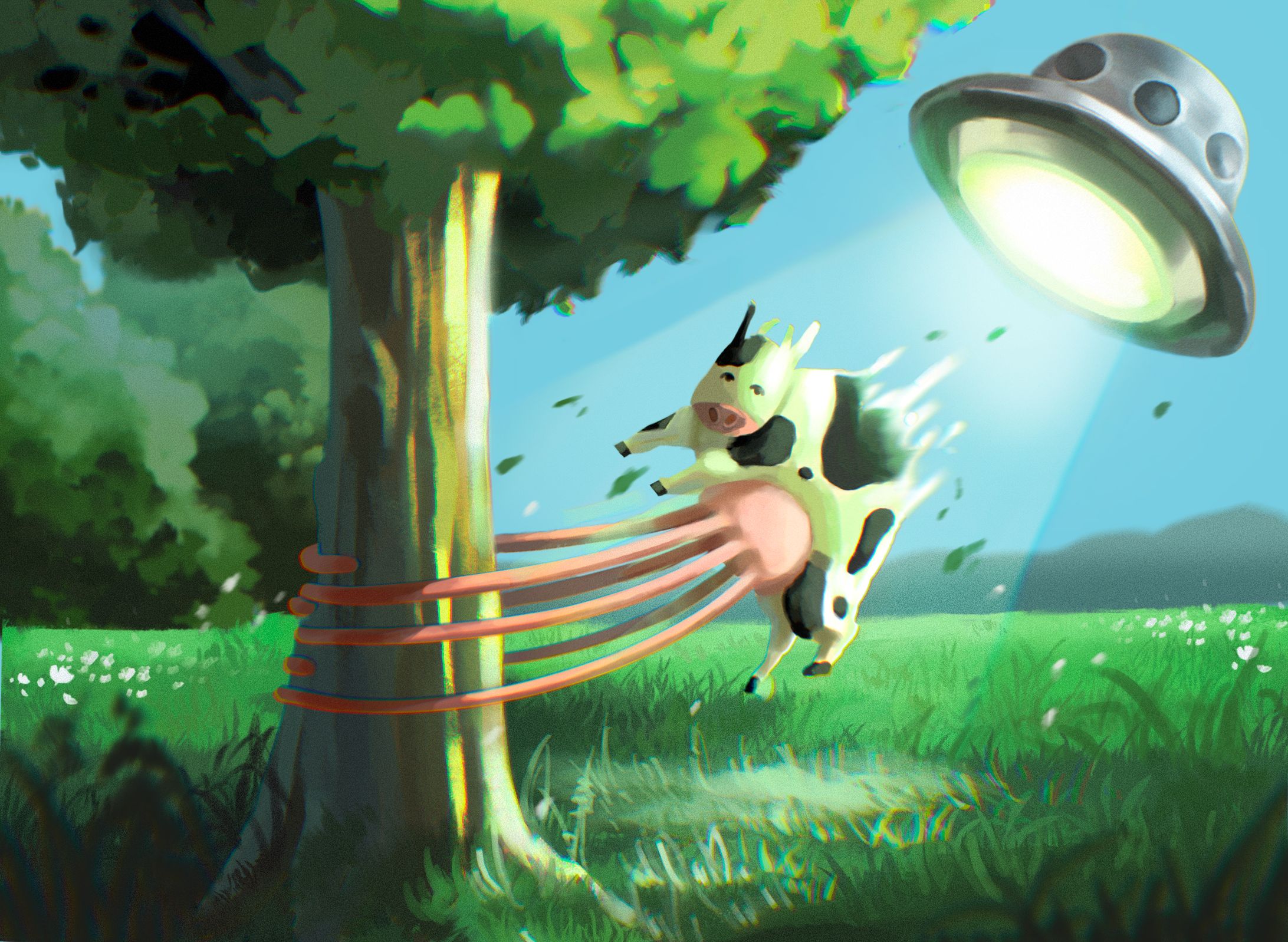 誘拐される牛-1