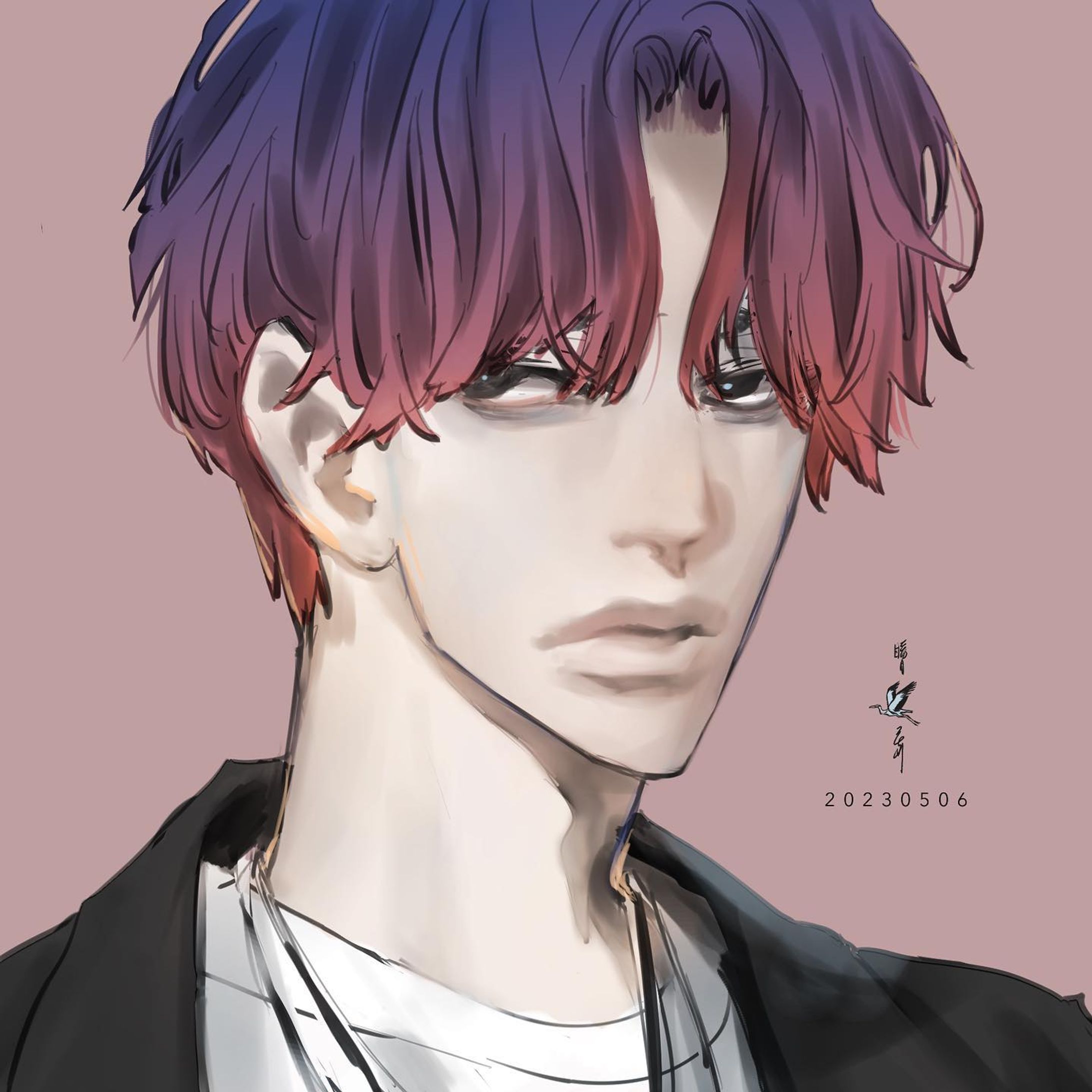 今日の男子。
怖い顔。

でもきっと特に何も考えてない。

#絵 #イラスト #漫画絵 #創作イラスト #オリジナルイラスト #人物画 #顔 #表情 #男性 #illustration #digitalart #original #digitalillustration #art #boy #originalcharacter-1