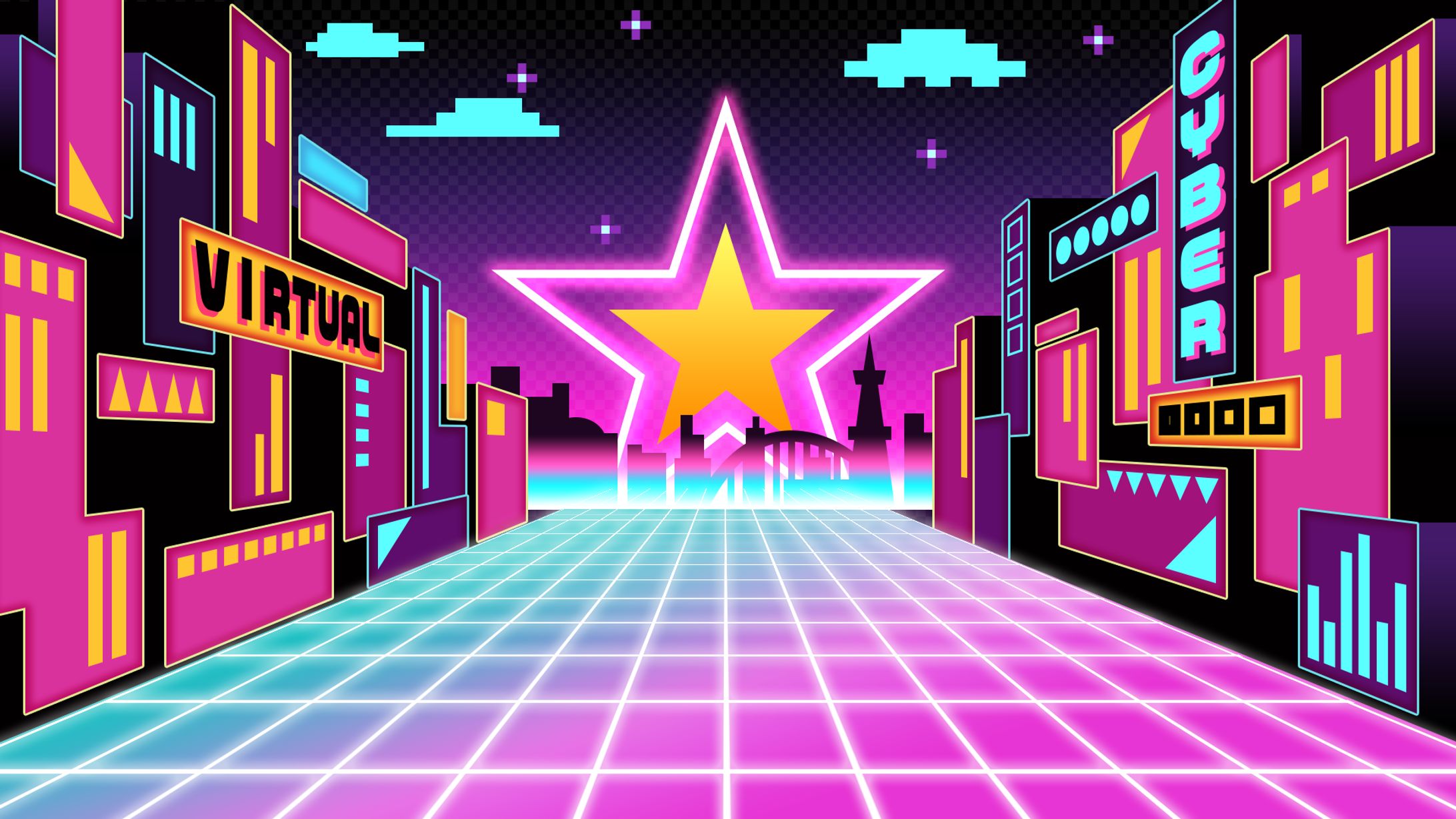 ポップサイバーは配信画面デザイン-1