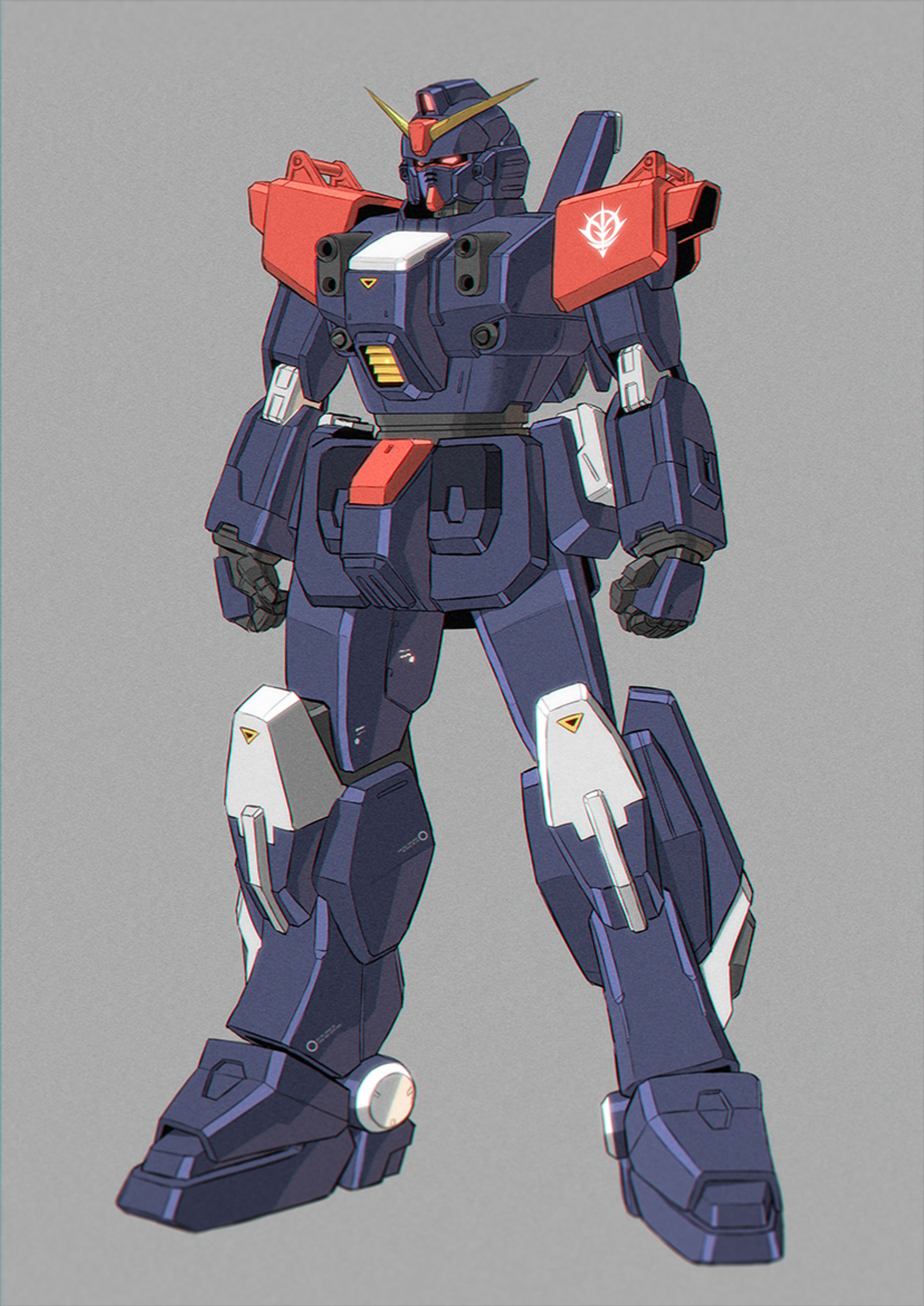趣味で描いたブルーディスティニー系機体-1