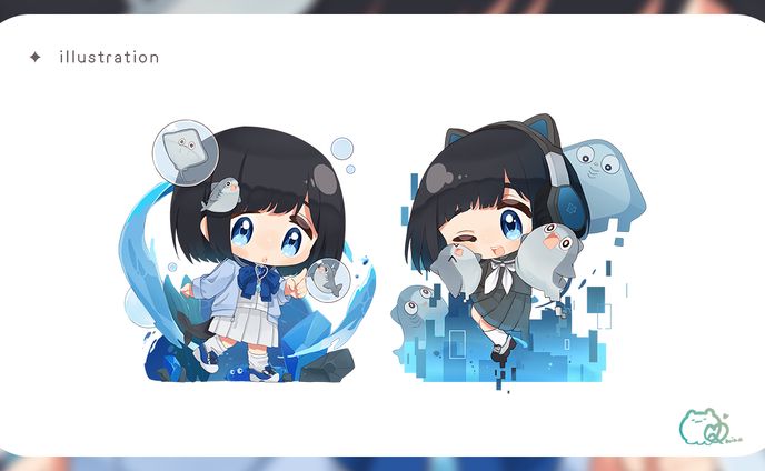 ちびキャライラスト /きぬ様
