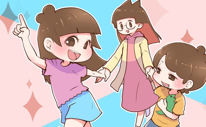 育児エッセイ漫画表紙