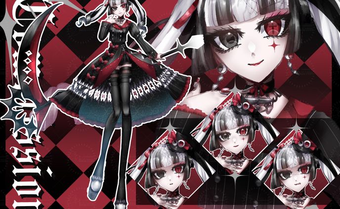 Vライバー様キャラクターデザイン