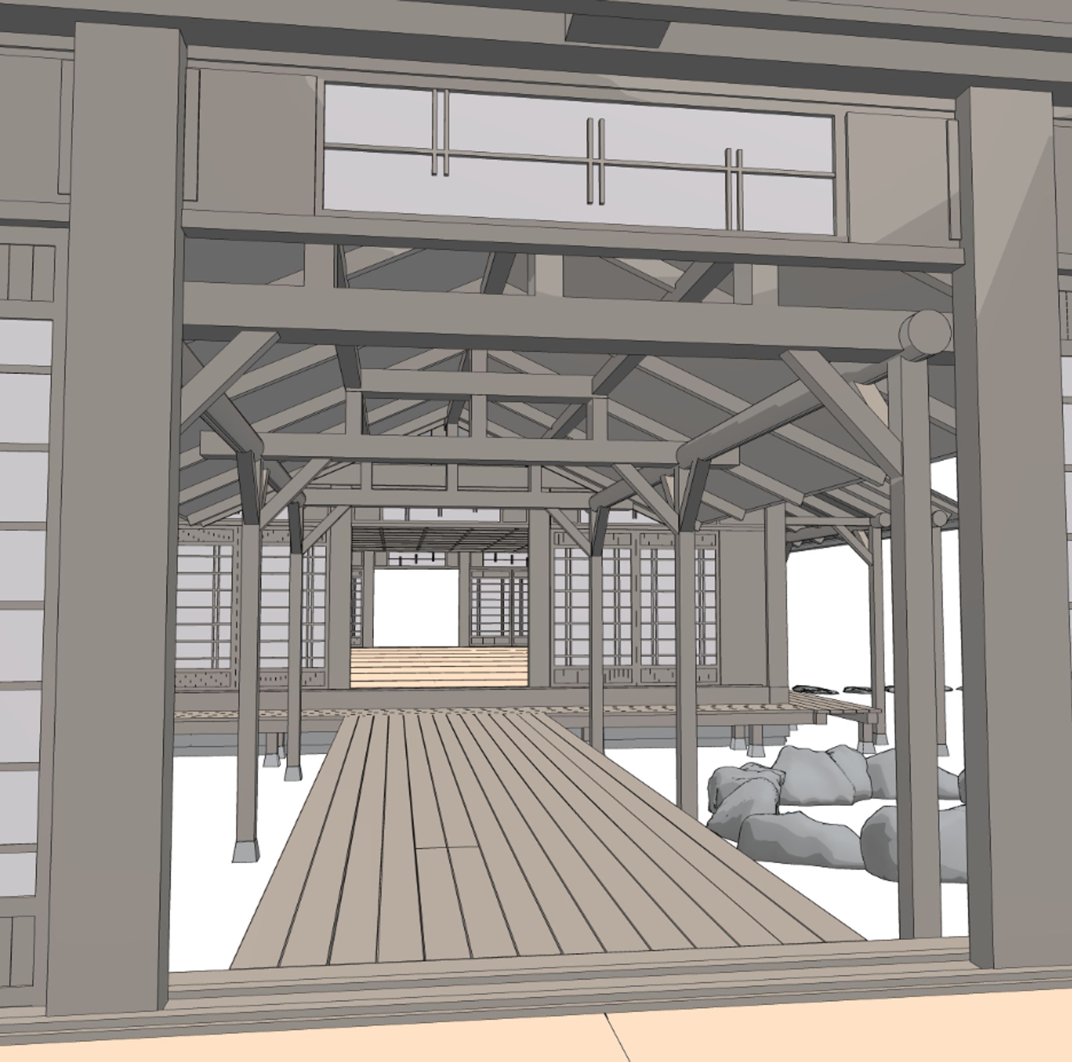 背景3Dセット『横浜アウトサイダーズ』-1
