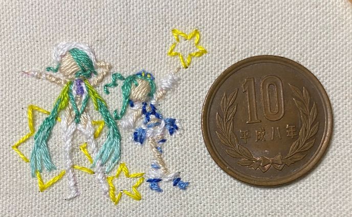 二次創作刺繍