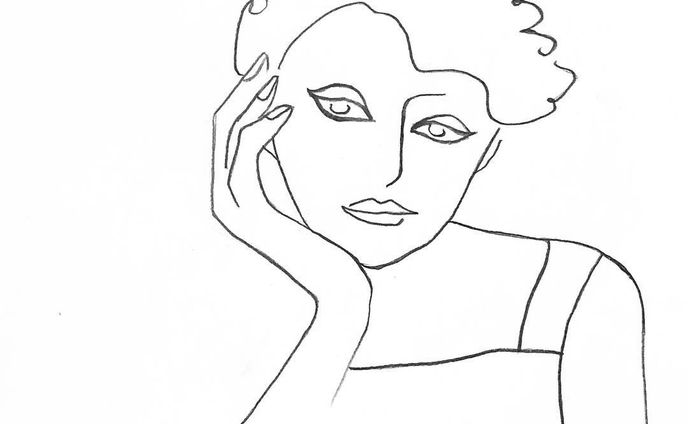 1枚イラスト、female